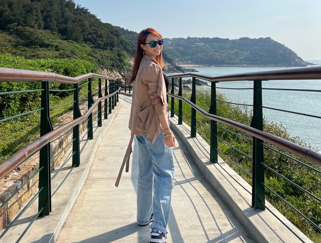 呂佳宜受觀光局邀請到馬祖宣傳觀光。（翻攝自呂佳宜臉書）