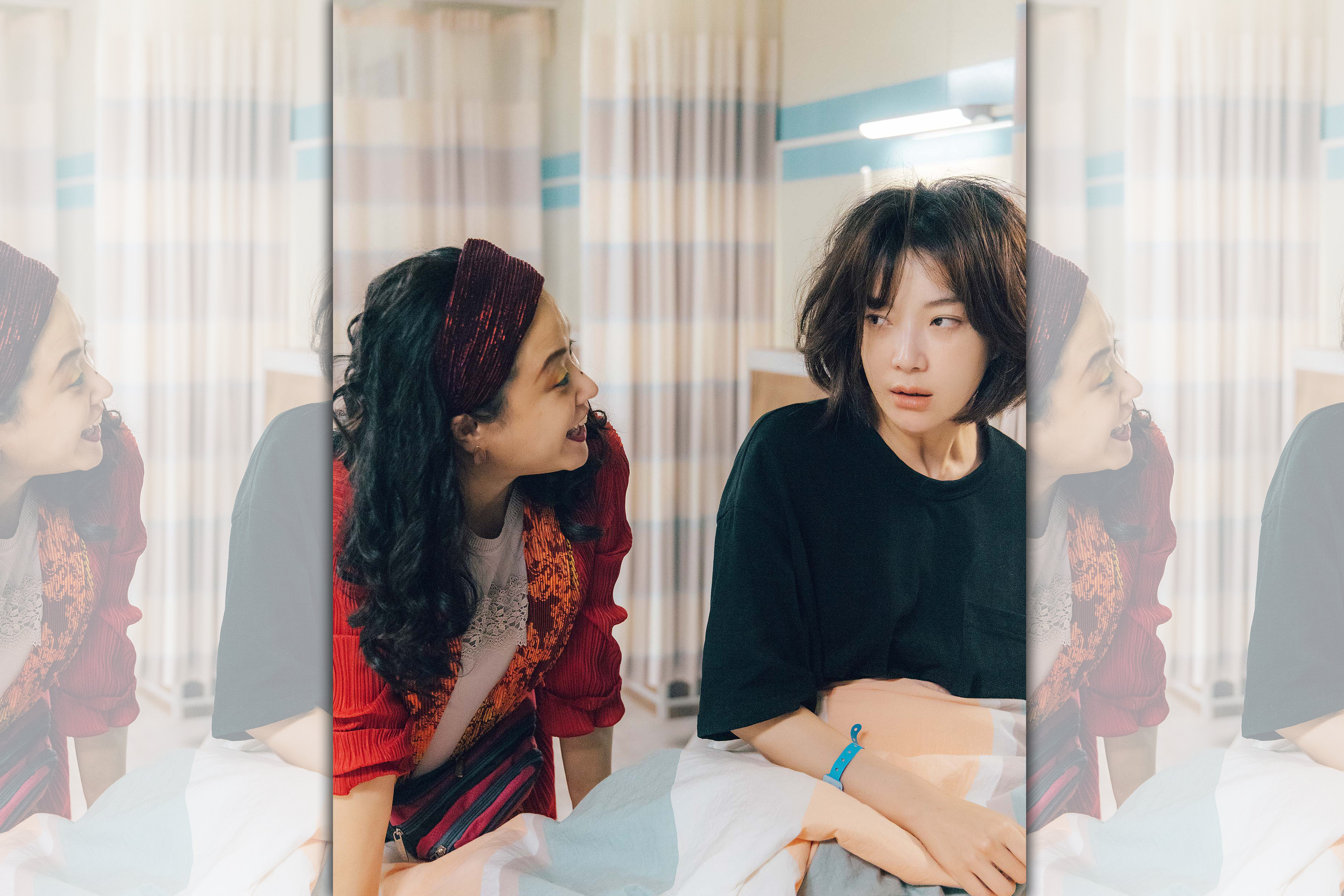 在《村裡來了個暴走女外科》中蔡淑臻（右）飾演暴走外科醫師小劉醫師。（公共電視提供）