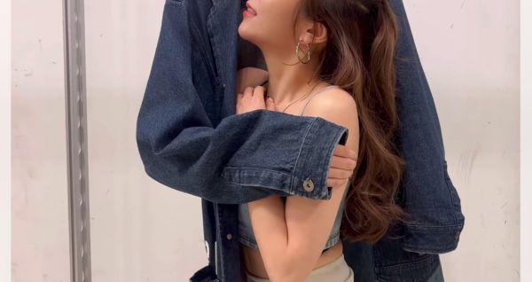 前女團Twinko成員篠崎泫釋出的一段約12秒影片曝光後，掀起高度討論。（翻攝自篠崎泫IG）