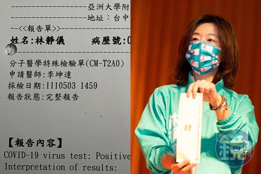 立委林靜儀今證實自己確診新冠肺炎，即日起將在家隔離10天。（翻攝自林靜儀臉書、本刊資料照）