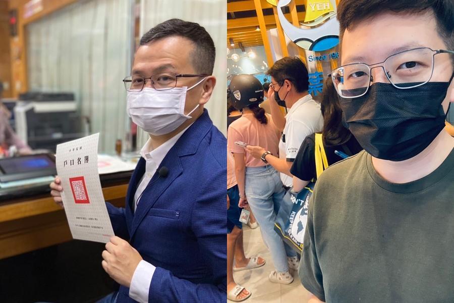 台北市議員羅智強(左)近日遷戶籍至桃園,引來前議員王浩宇(右)質疑「要辭職」?(翻攝自羅智強、王浩宇臉書)