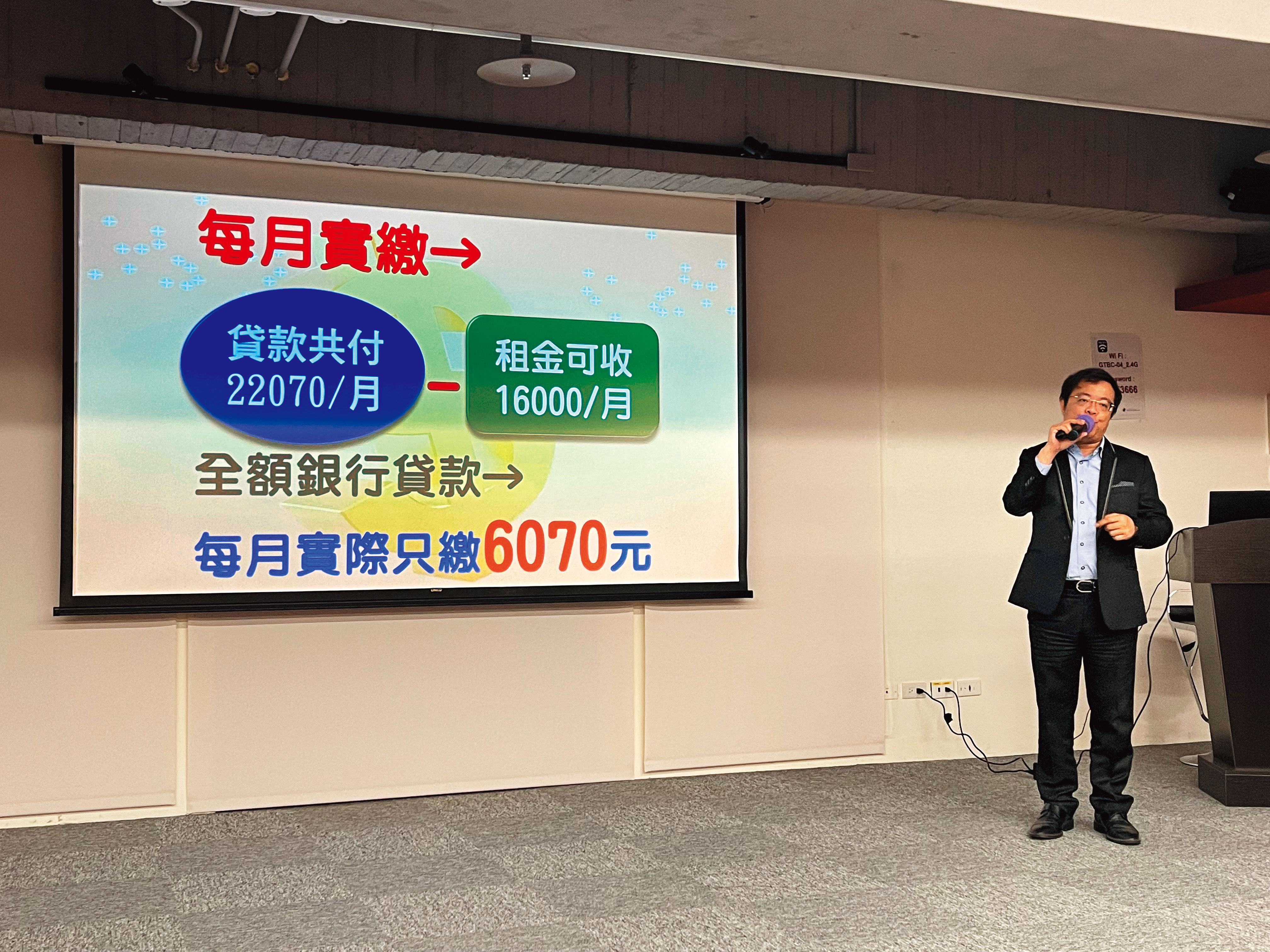 億萬房產集團總經理呂原富傳授教戰守則,說買房學會貸款很重要。