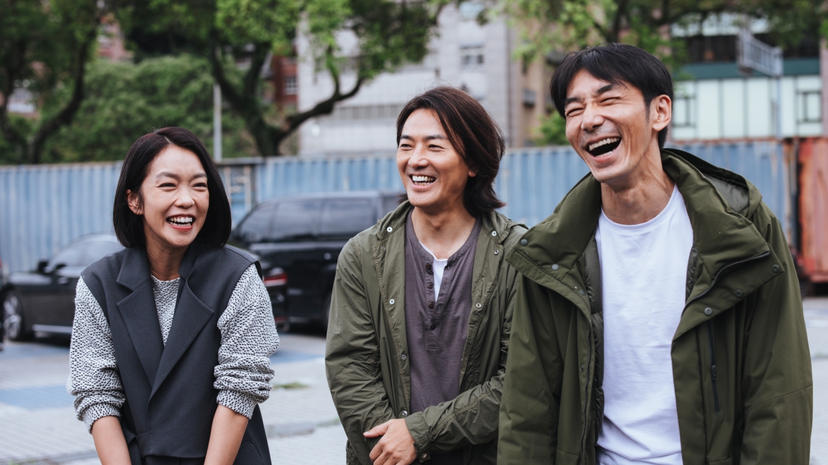 李霈瑜（左起）、鄭伊健、李李仁將在新劇中辦案。（百聿數碼提供）