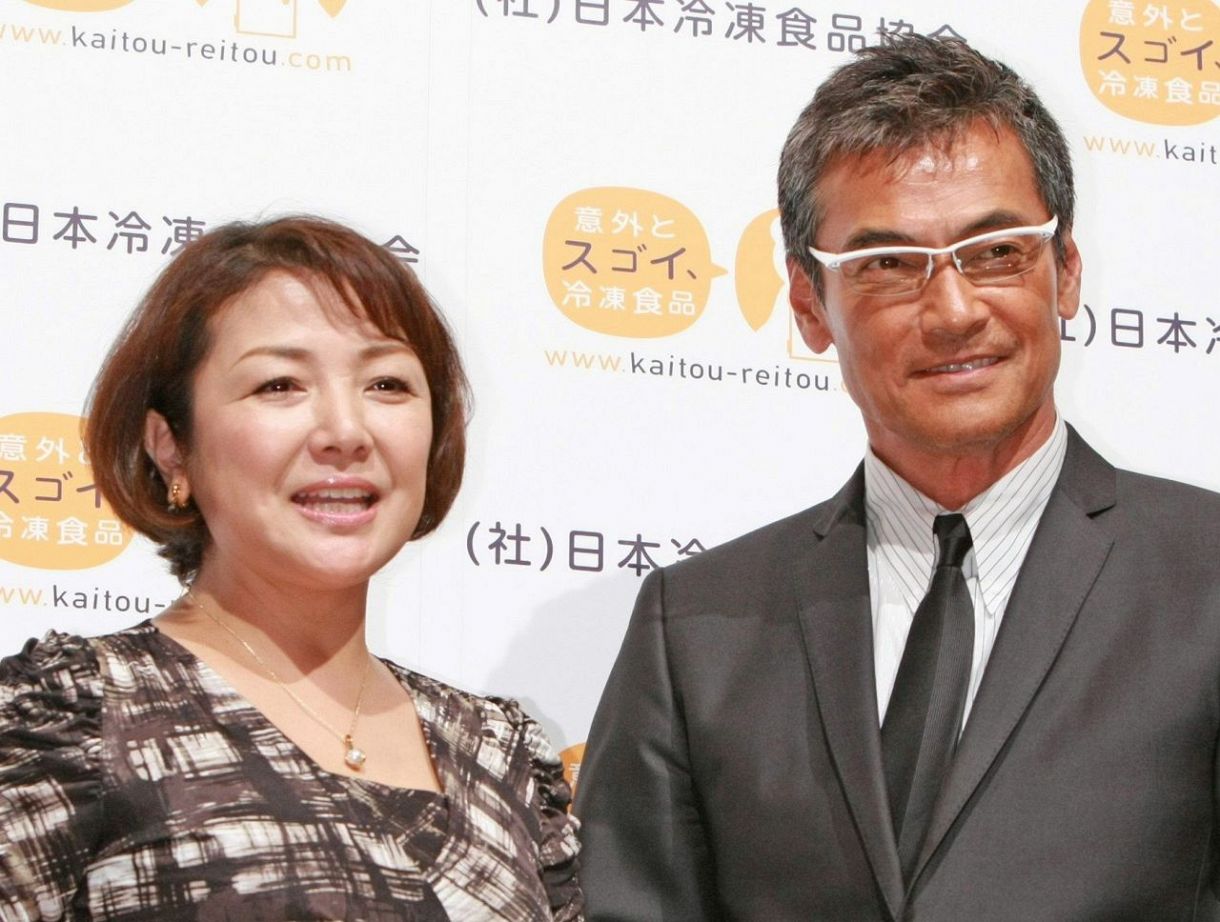 渡邊裕之、原日出子是日本藝界知名的恩愛夫妻。（翻攝chunichi.co.jp）