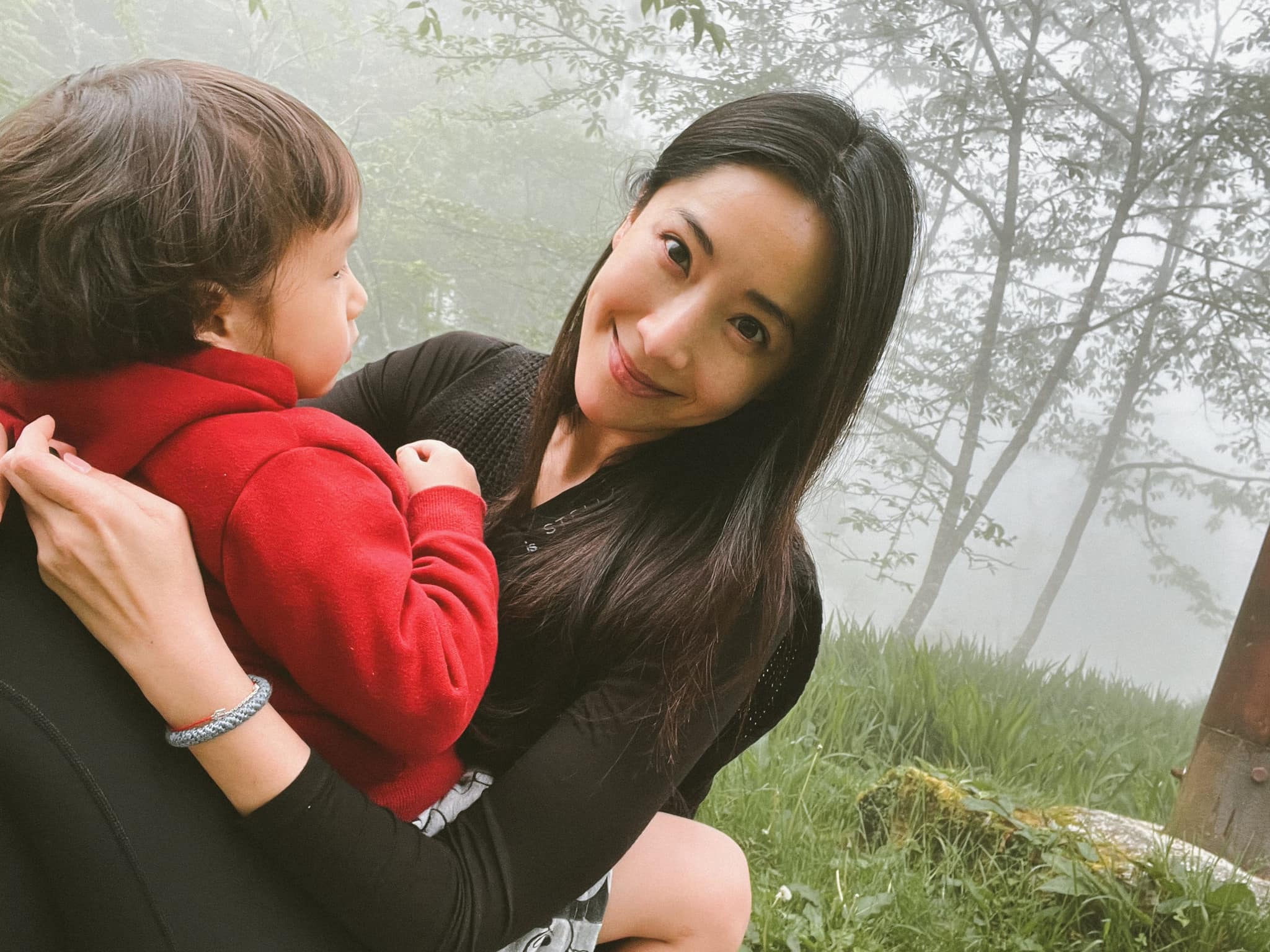 隋棠上周才帶兒子到阿里山旅行。（翻攝隋棠IG）