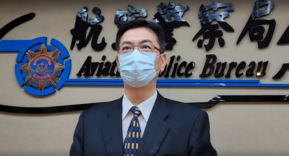 航警局刑警大隊副大隊長陳沛樹說明案情。（讀者提供）