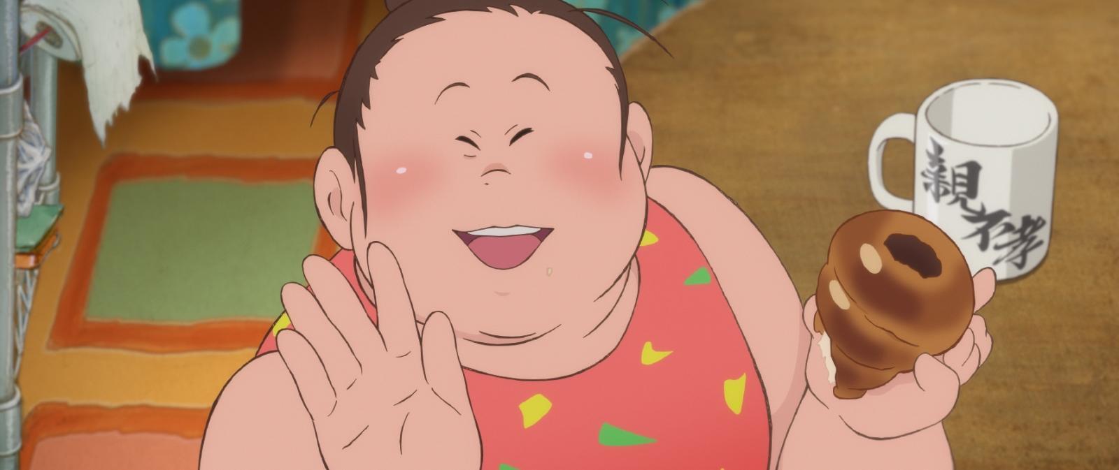 肉子身材圓潤個性不拘小節,有許多時候連女兒喜久子都直呼她超像龍貓。(傳影互動提供)