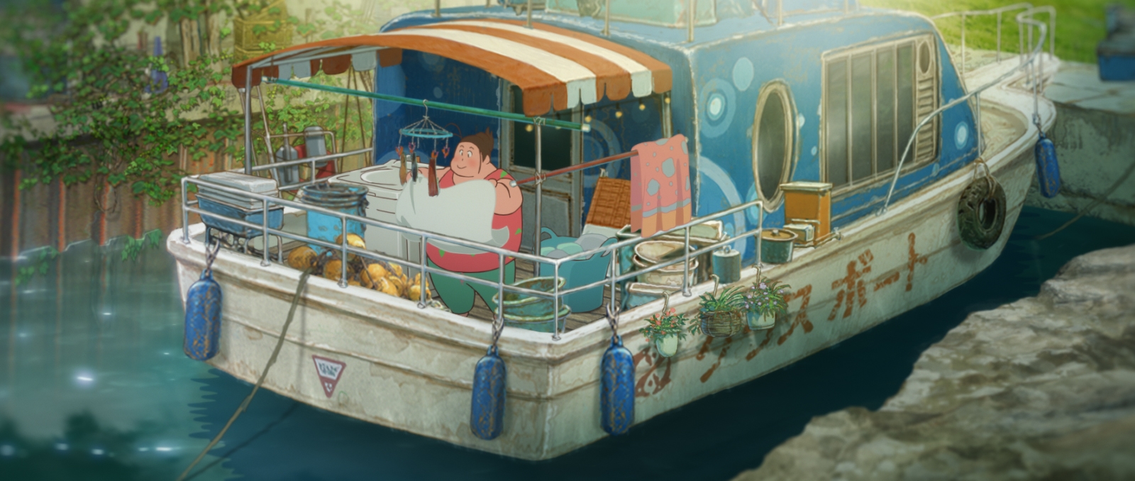  《漁港的肉子》由《海獸之子》製作團隊打造，團隊中更有不少年輕的動畫師加入。（傳影互動提供）