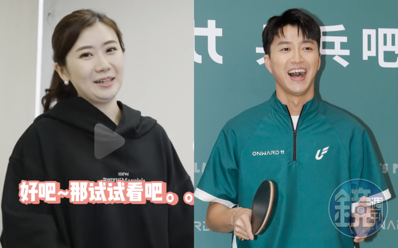 福原愛(左圖)與江宏傑(右圖)離婚,這1年多來,都由江宏傑父兼母職。(翻攝自福原愛抖音、本刊資料照)