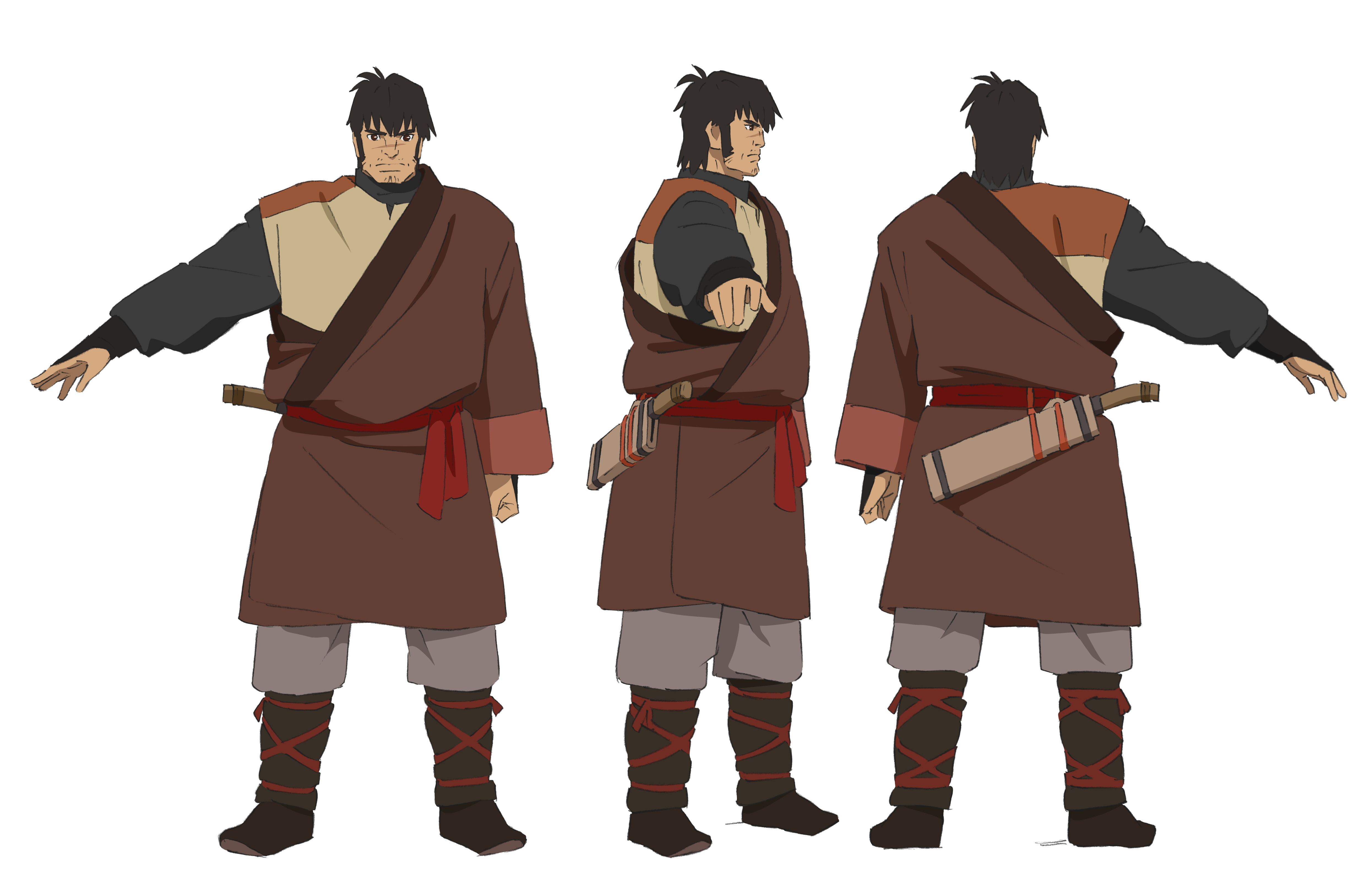 日本動畫鮮少以中年男子作為主角，讓安藤雅司在設計《鹿王》男主角凡恩時費盡心思。（木棉花國際提供）©2021 TDKPC