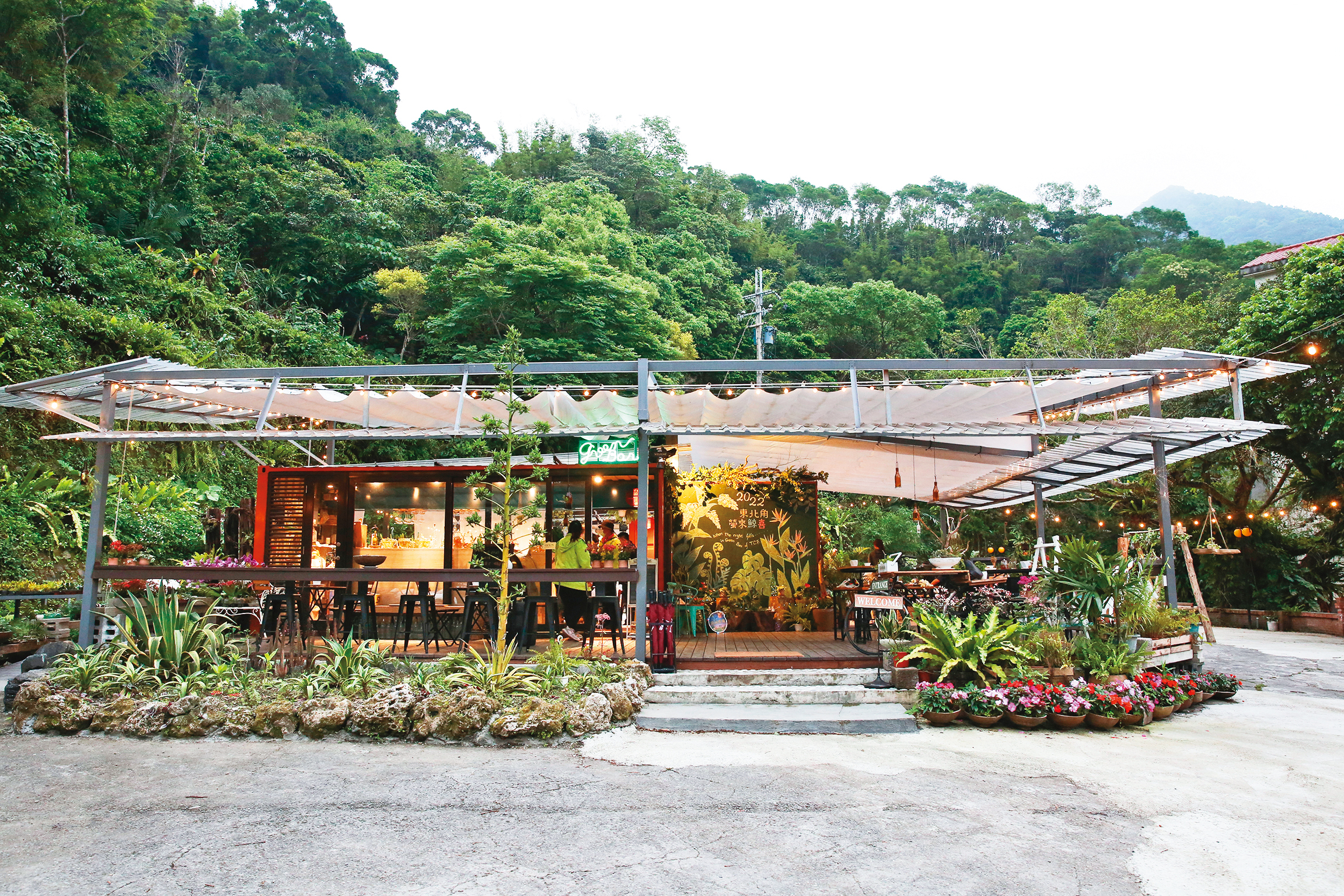農場最新打造的植栽餐廳Green Bar。
