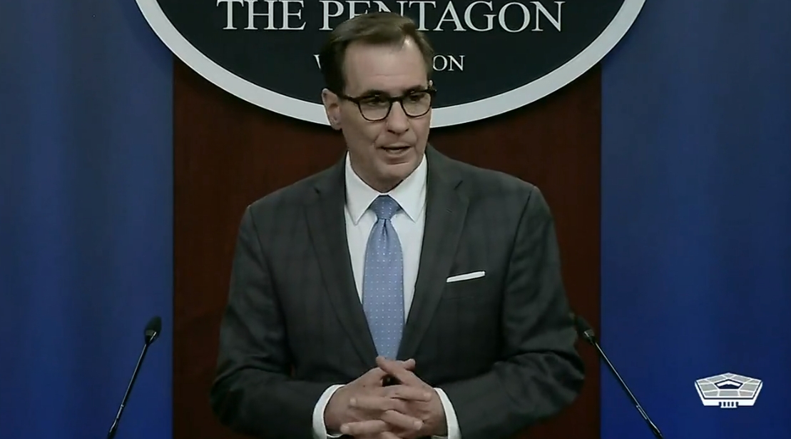 美國國防部澄清，部長沒有說過美方堅持一中原則。（翻攝自五角大廈推特）