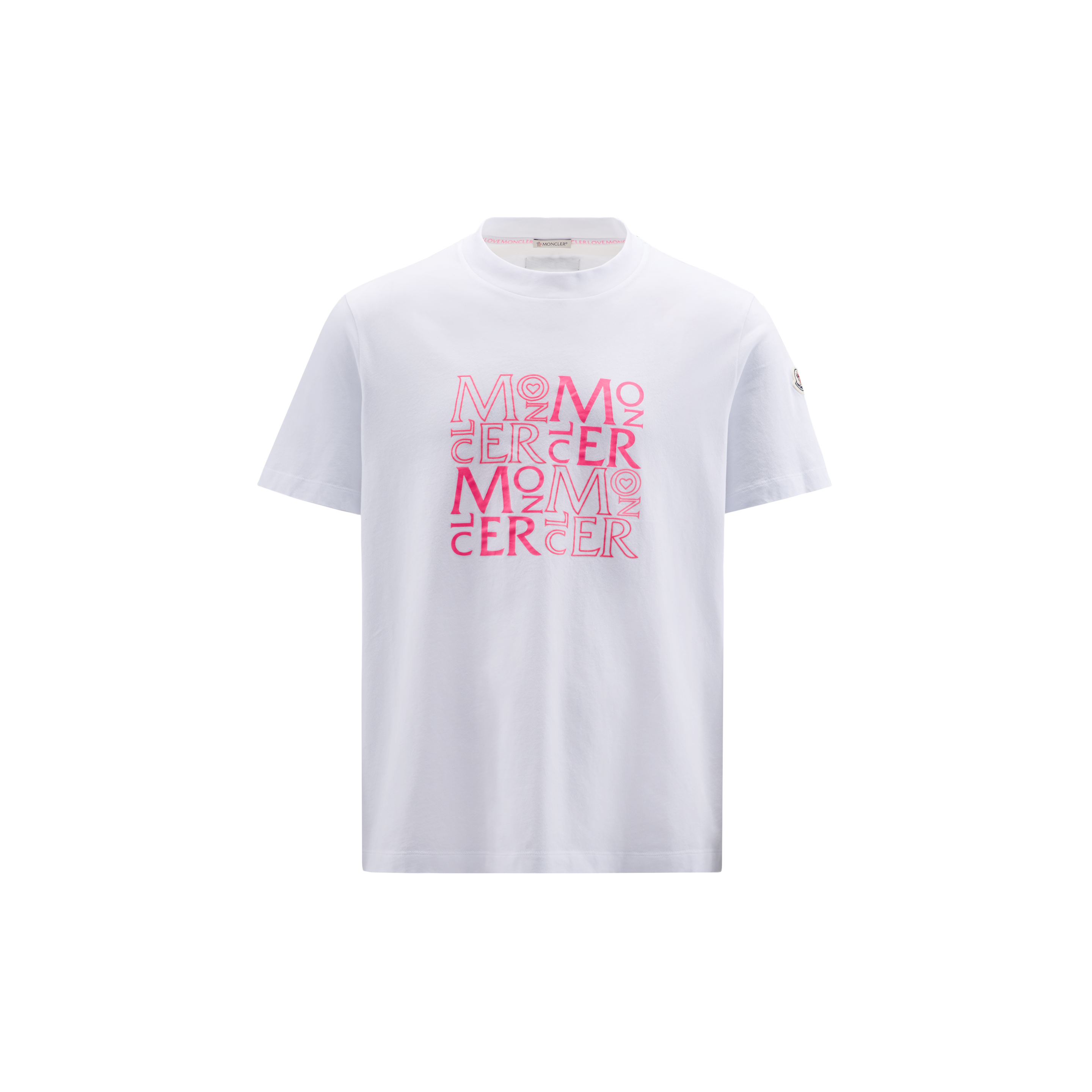 白粉色Logo T-shirt。NT$10,700（盟可睞提供）