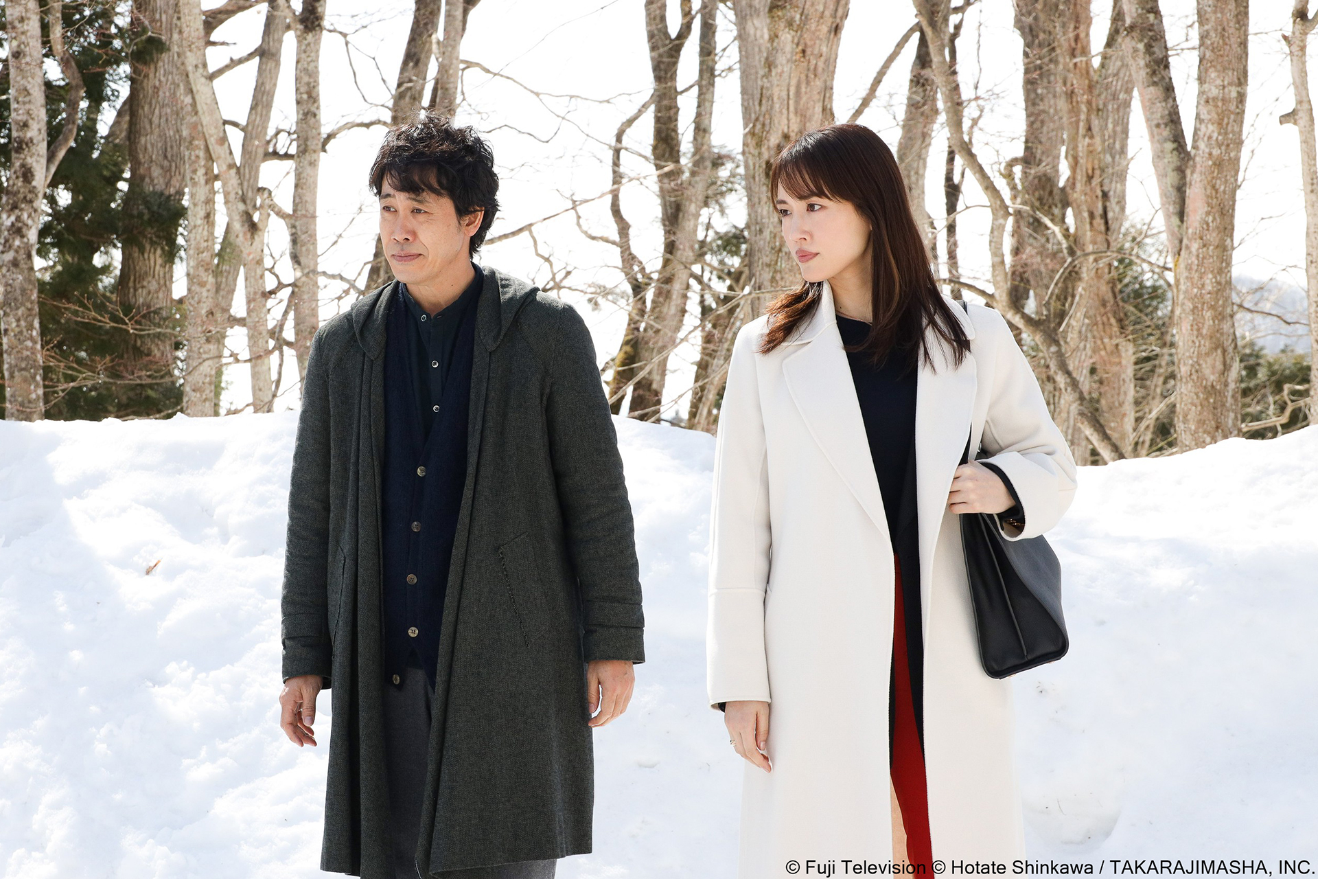 綾瀨遙首度與大泉洋合作，但在兩人第一次「翻滾」時就覺得很有默契。（friDay影音提供）