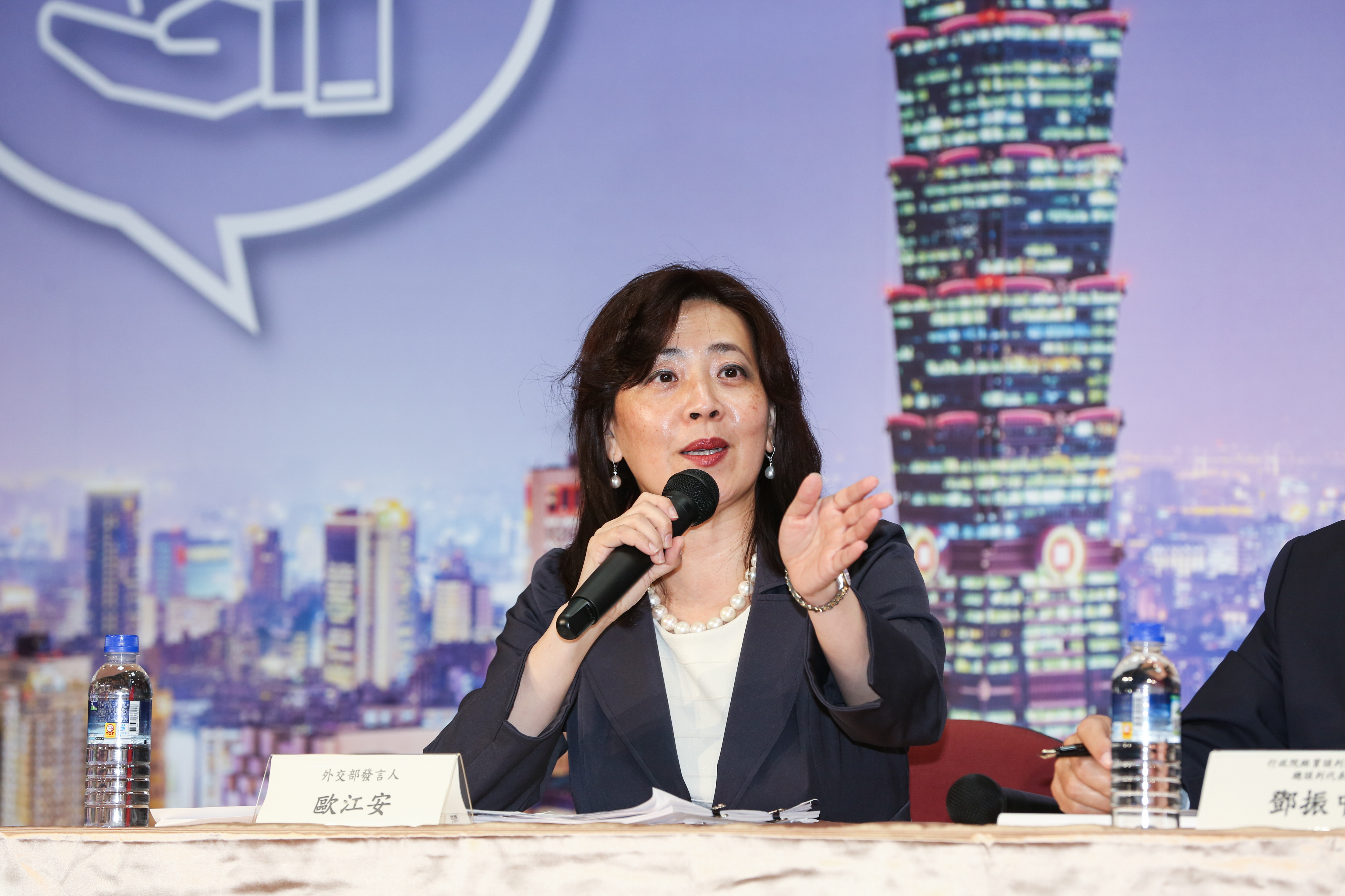 歐江安今天表示，美國國務院及美國在台協會都已對外說明，美國的相關政策沒有改變。（本刊資料照）