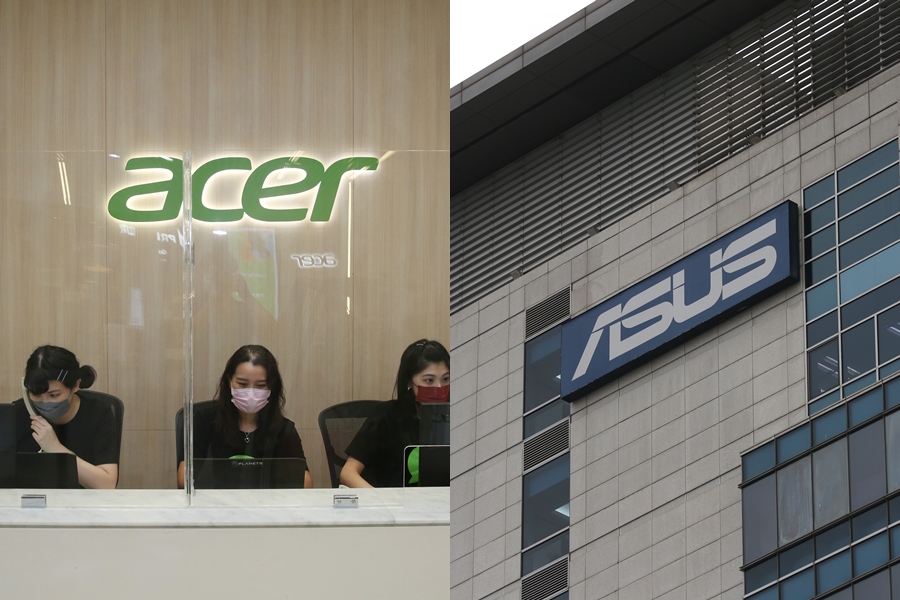 兩大品牌廠宏碁、華碩,都對筆電後市看法保守。(本刊資料照)