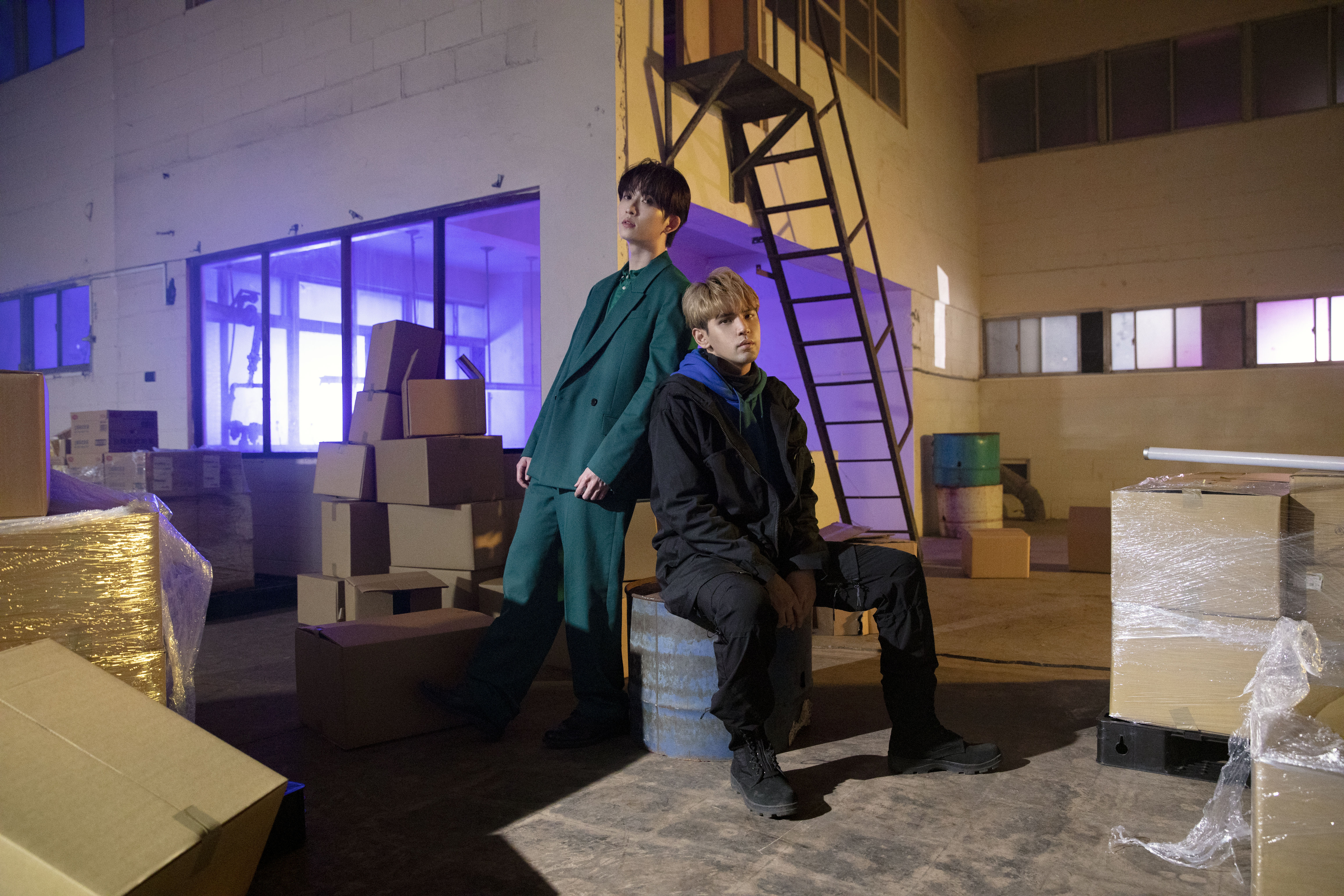 九澤CP在3週年獻禮〈偷走你的心〉大談警匪戀，自曝只會更荒謬。（滾石唱片提供）