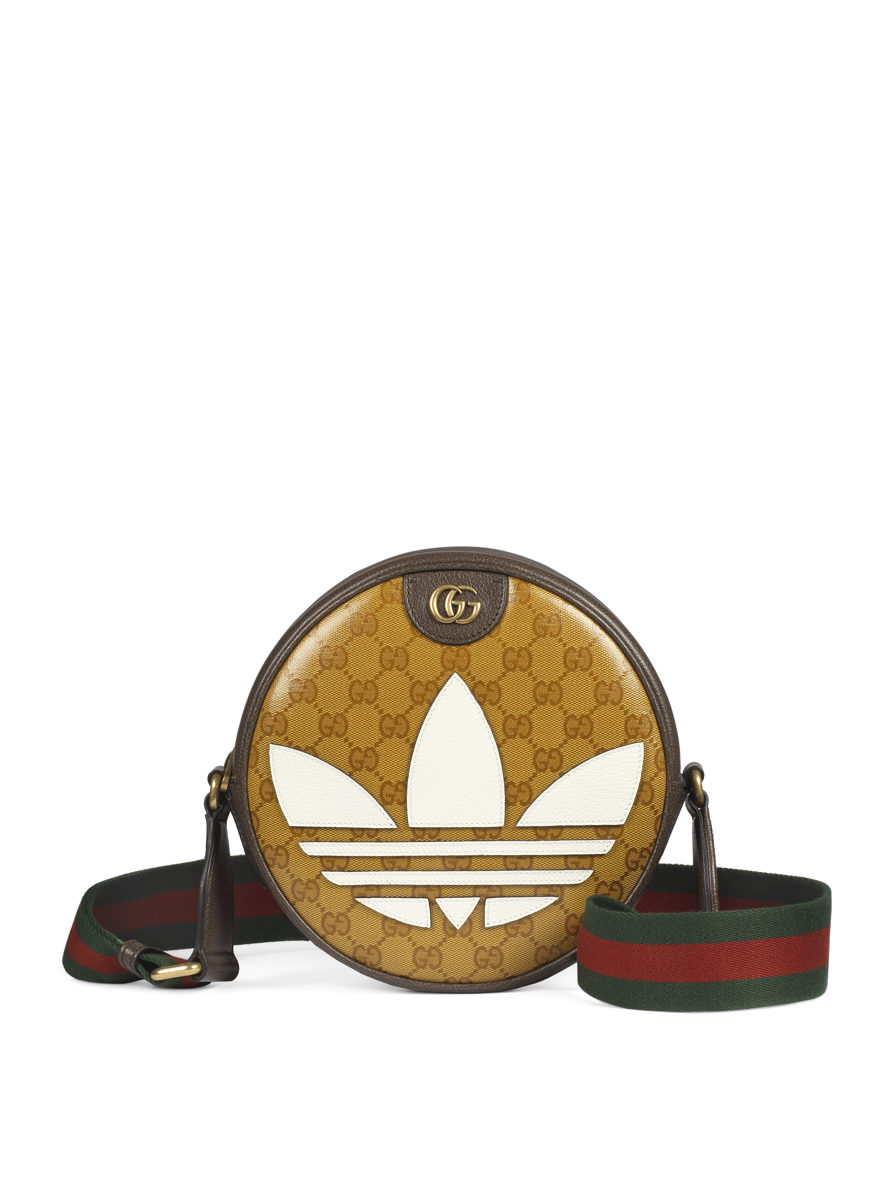 adidas x GUCCI GG緹花肩背包。NT$65,000（古馳提供）