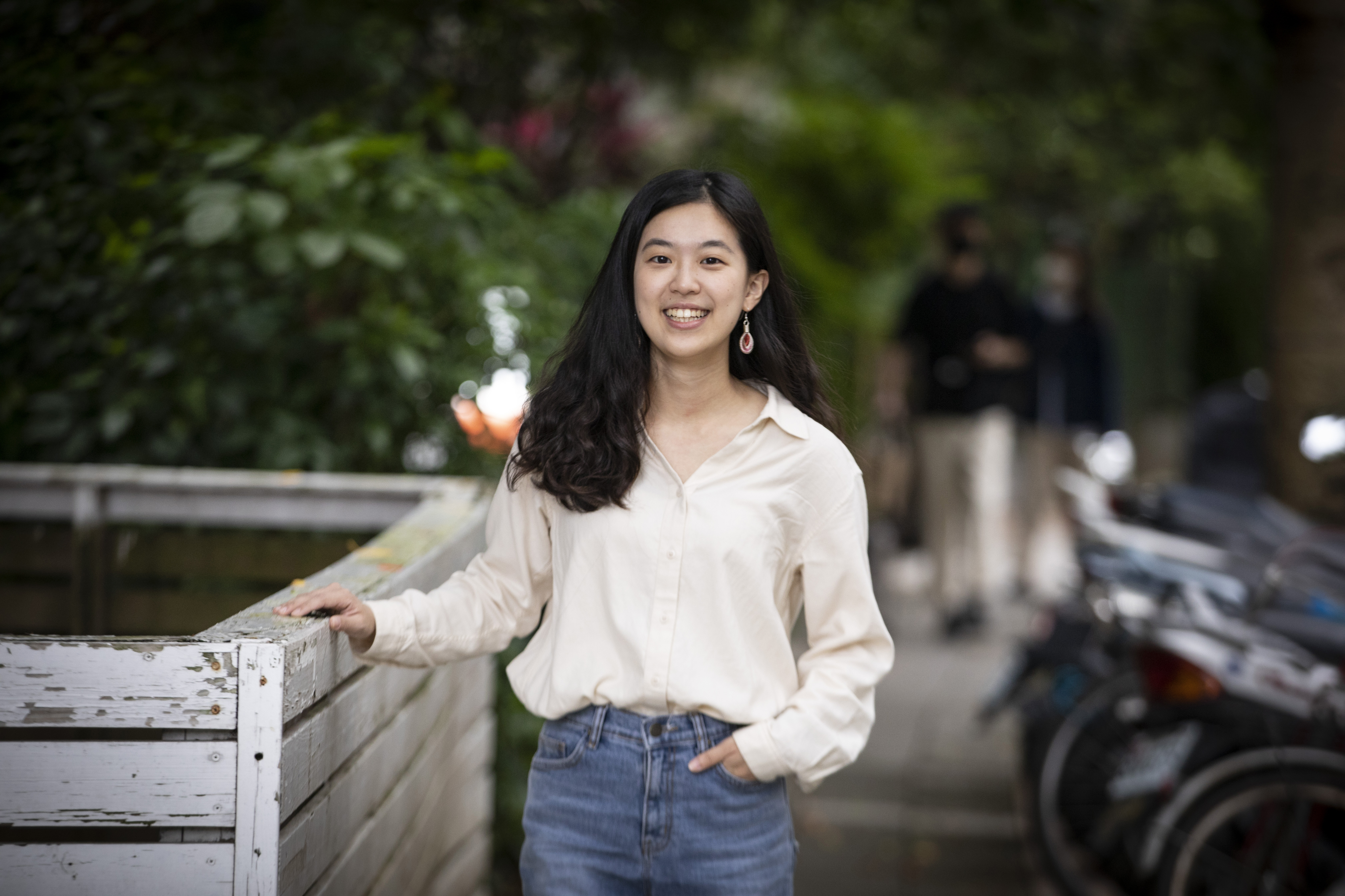 林薇從小就養成獨立思考的能力。