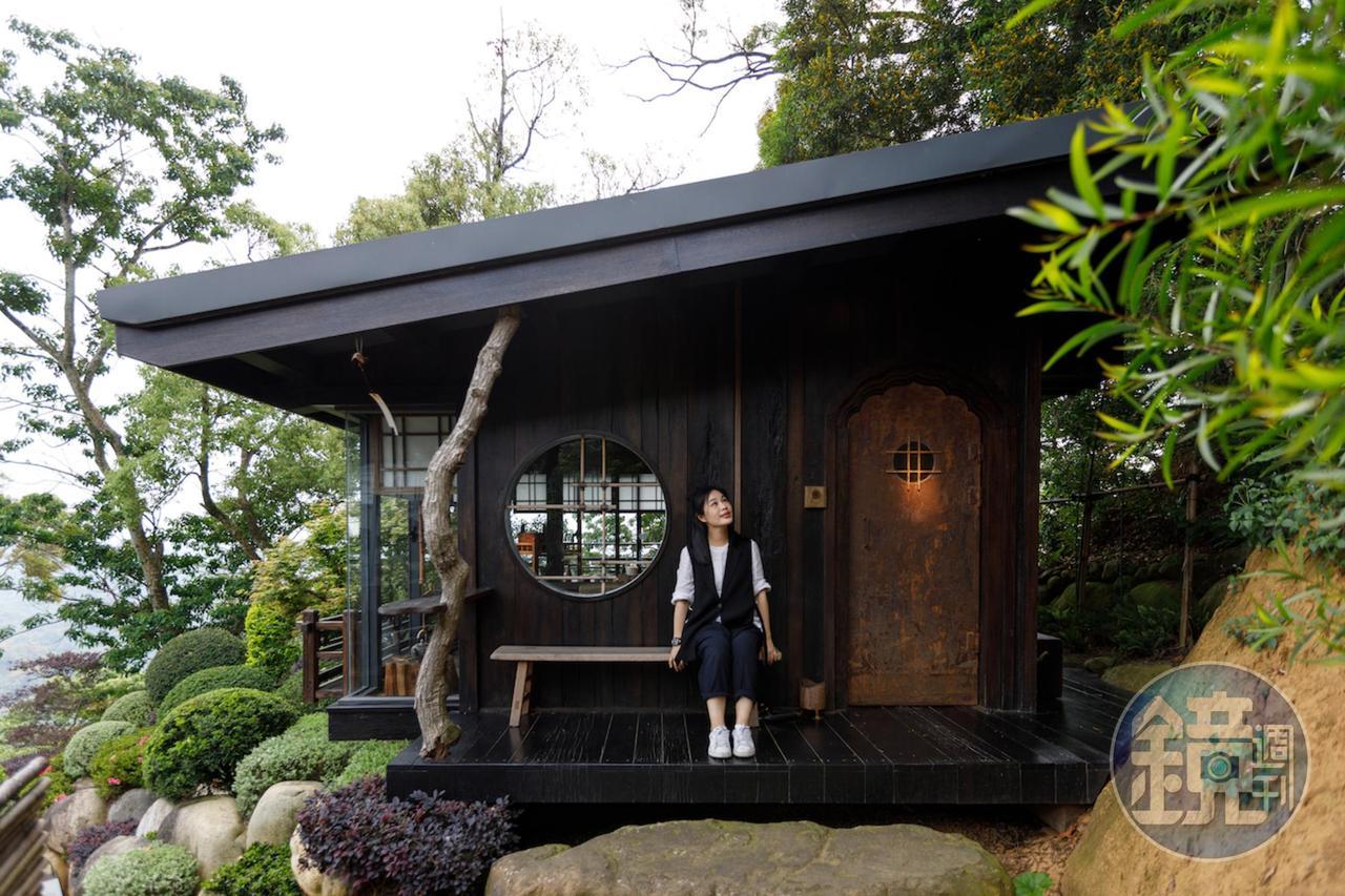 座落山腰的和宅料理餐廳「飛花落院」,花費10年打造成日式庭園。