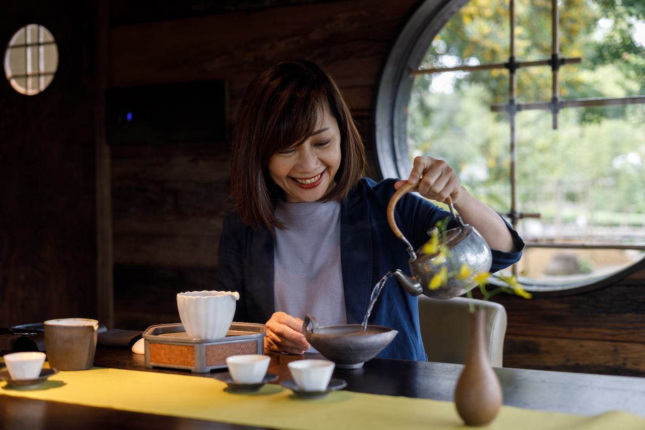 「飛花落院」主理人魏幸怡（Sandy）體現剛剛好的款待之道，由她主場的飛花落院很有人味，使人留下深刻印象。