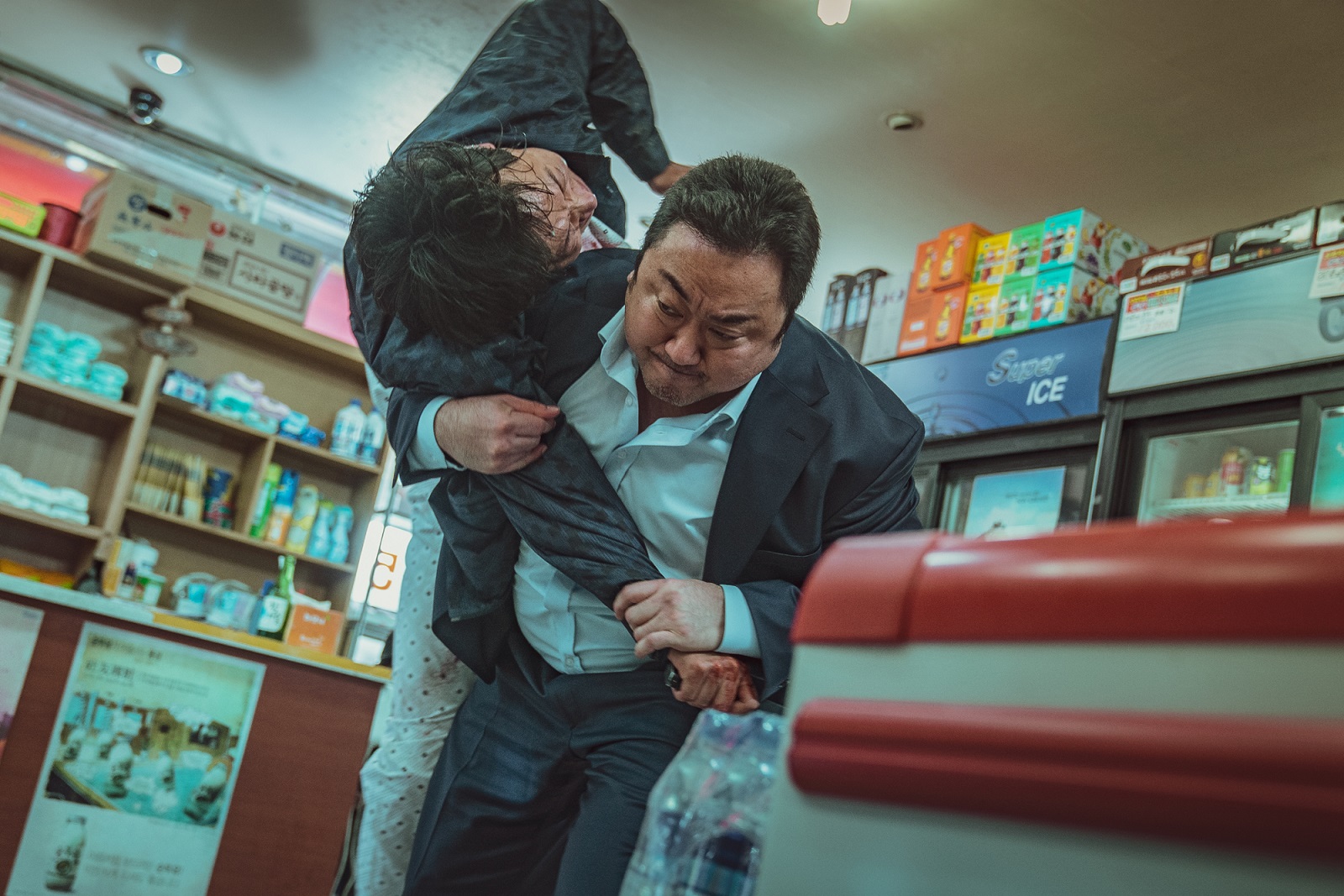 馬東石為《犯罪都市2》精進動作元素，特地學了柔道。（車庫娛樂提供）