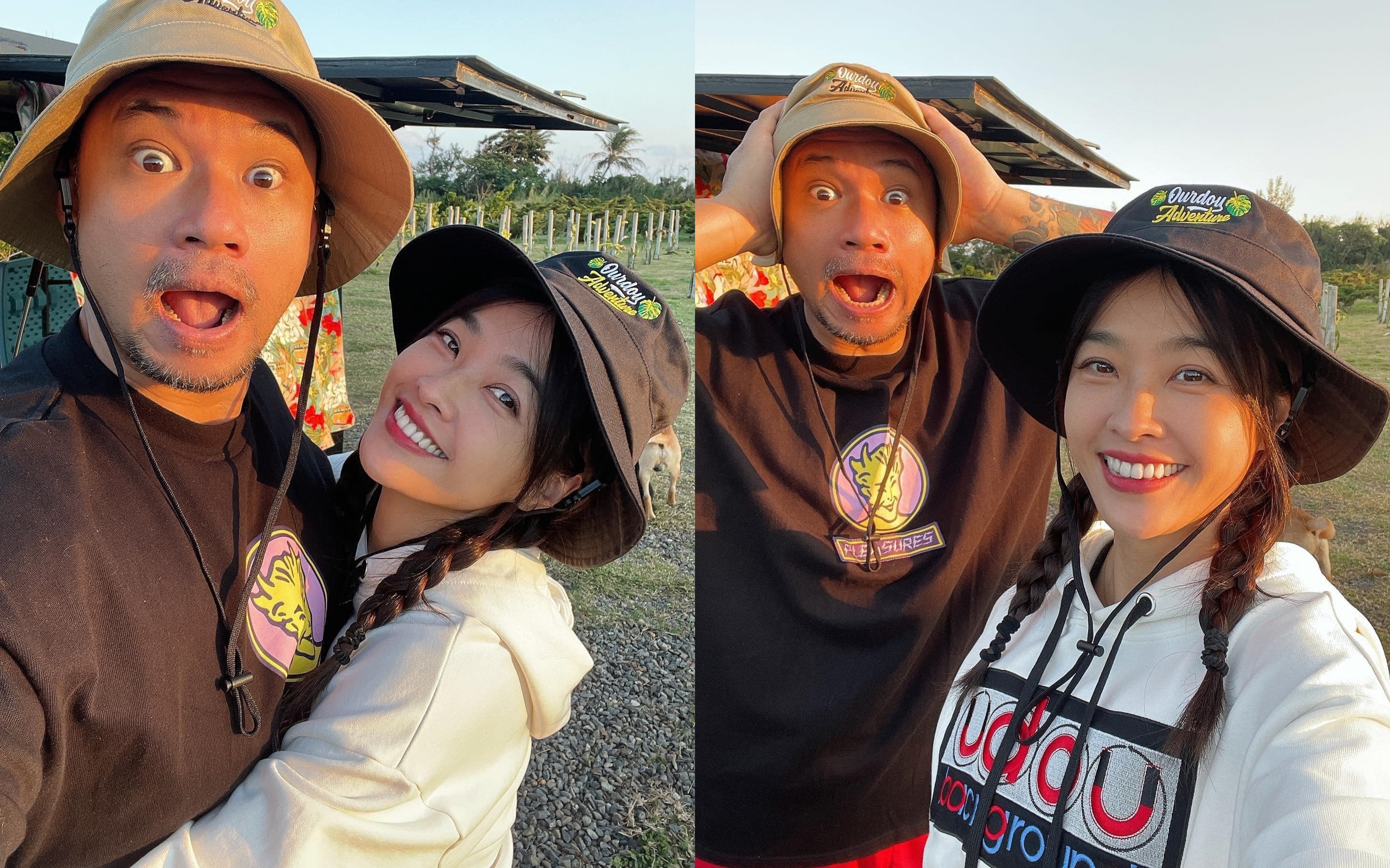 小嫻、金剛之前愛得高調，但是突然爆出分手，成為熱門的娛樂新聞話題。（翻攝金剛臉書）