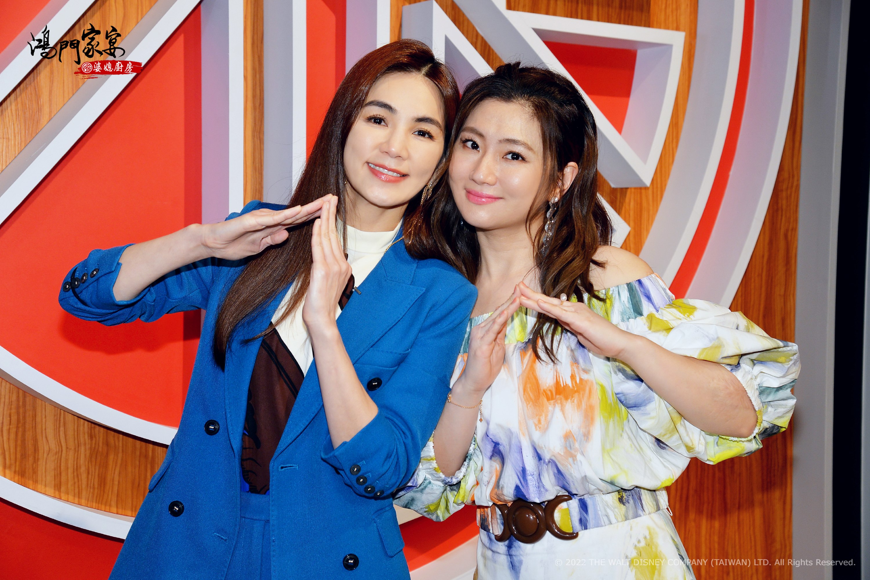 Selina、Ella難得同台錄影。（衛視中文台提供）