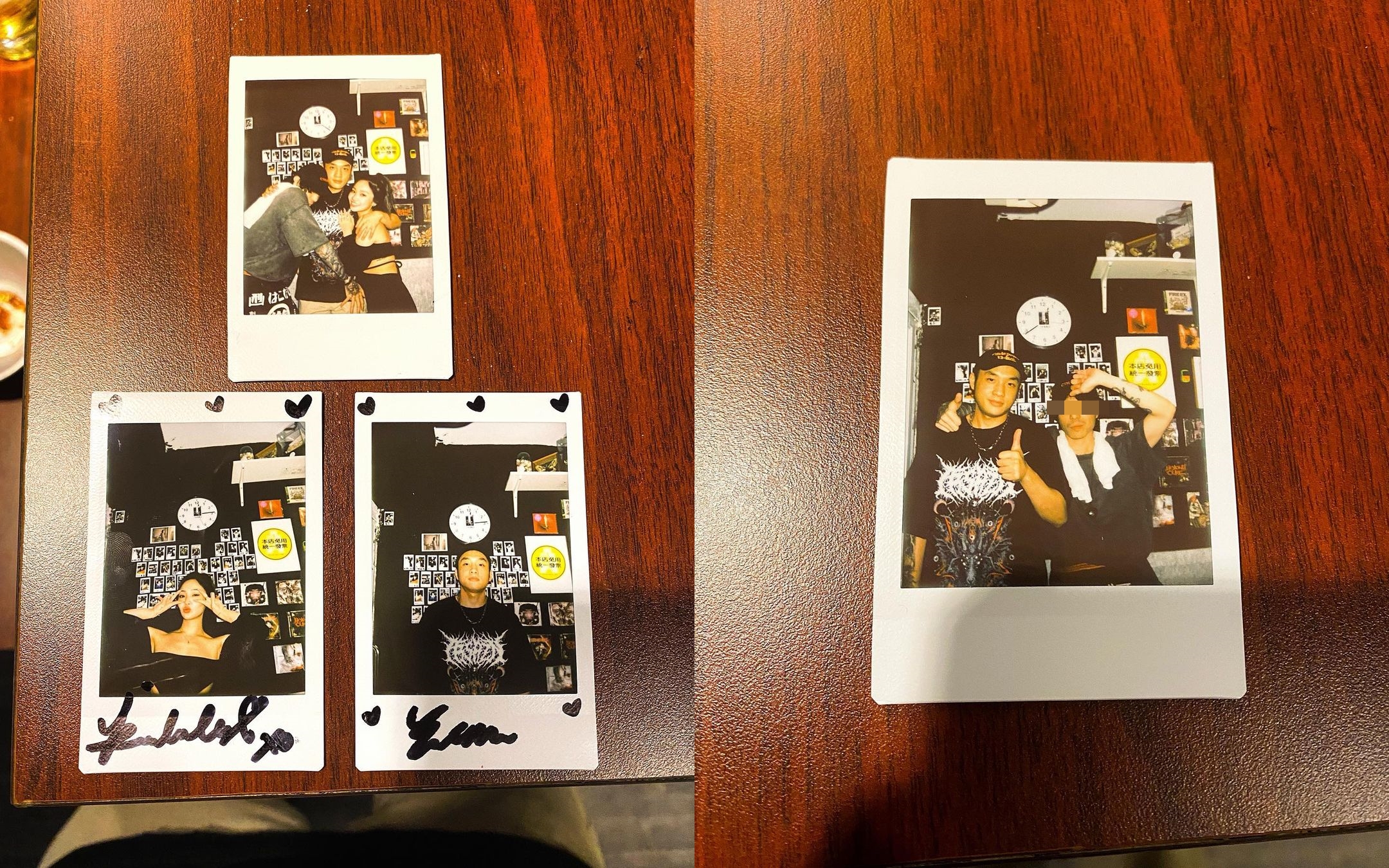 陳彥文深夜貼出跟陳芳語的熱戀證據，並且替居酒屋打廣告。（翻攝陳彥文IG）