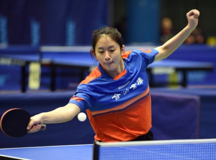 教育部執意舉辦全大運，恐造成運動員確診潮，桌球國手方思涵（圖）痛批相關單位互踢皮球。（翻攝自中華民國桌球協會）