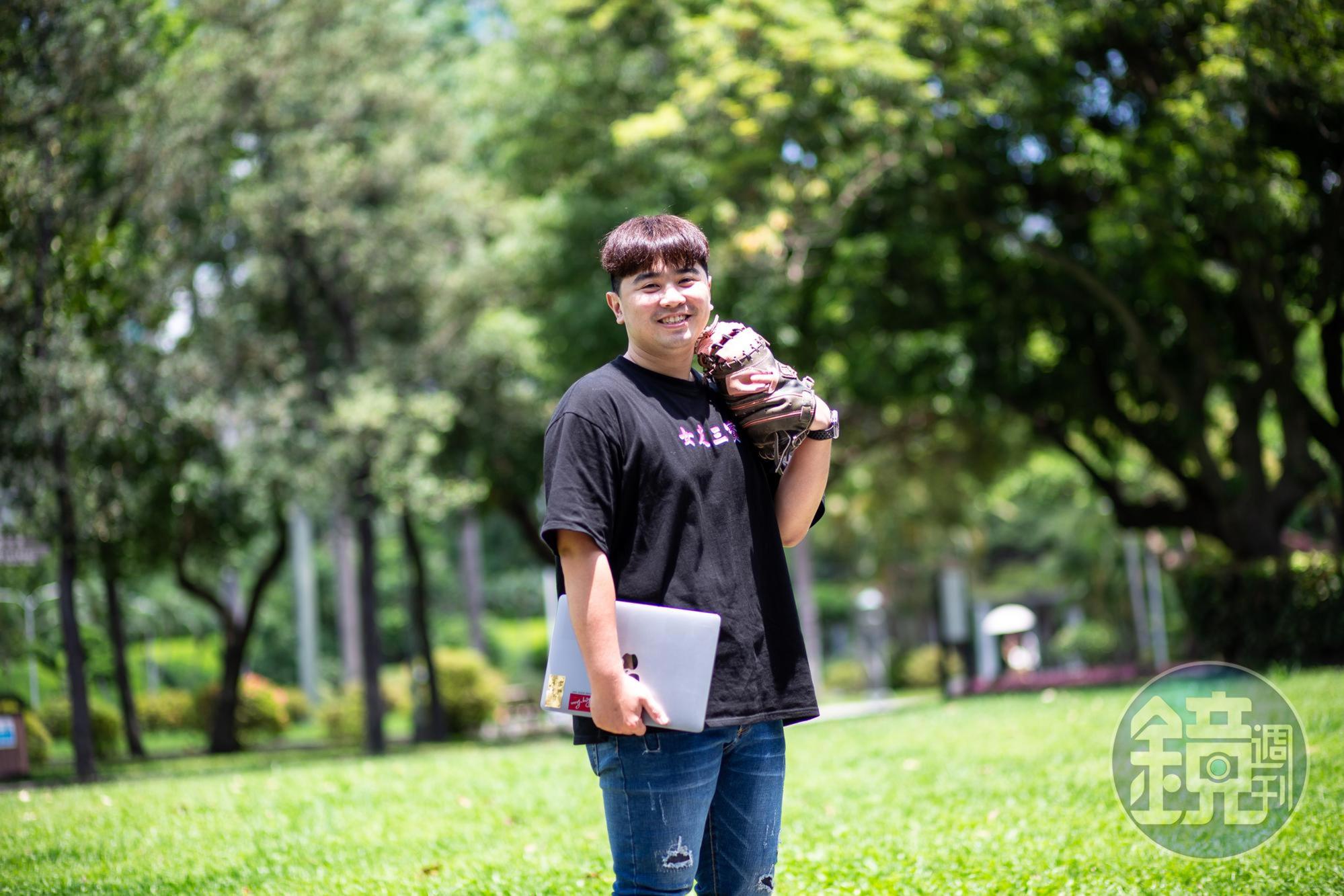 張維傑說，雖然是棒球選手出身，但因是大學畢業後轉跑道，面對的迷茫處境其實跟許多大學生一樣。