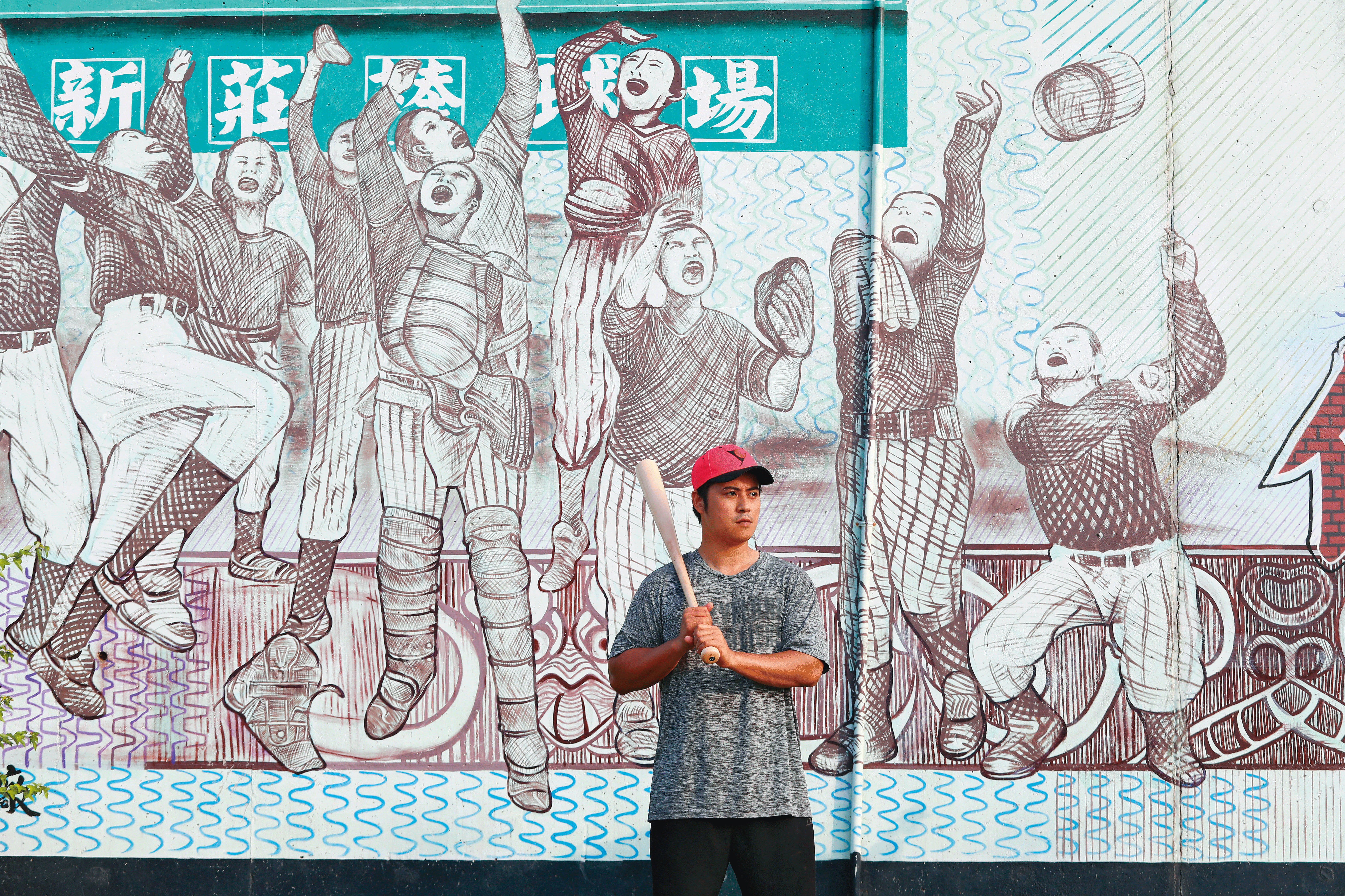 林子涵(圖)是大聯盟球星林子偉的哥哥。林子偉是受到他的影響才開始打棒球。