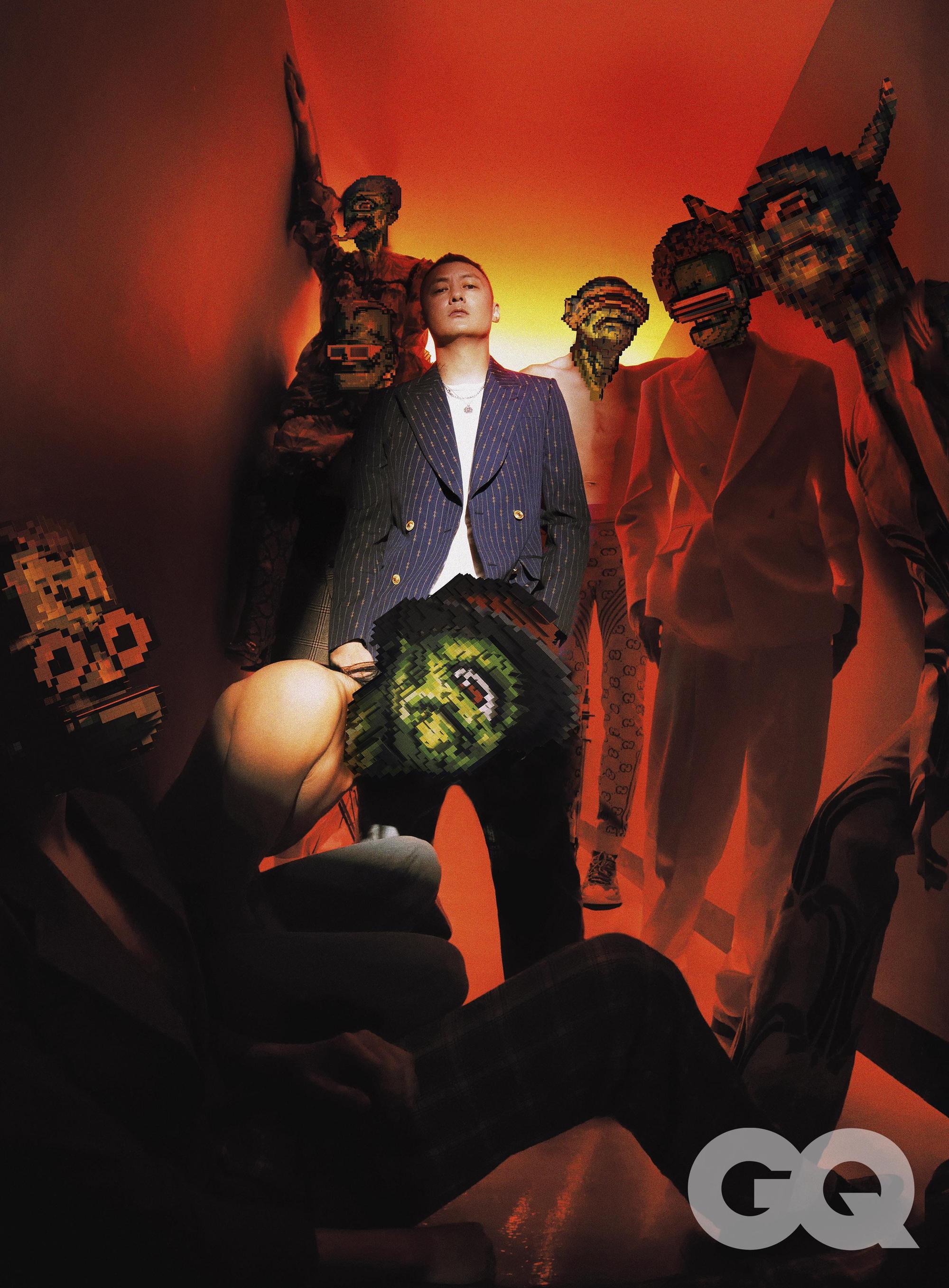 余文樂是最早進入NFT圈的一批,而玩著買著,他也自組工作室,創建自己的NFT團隊與項目。(《GQ》國際中文版提供)