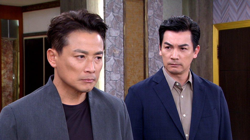伊正和江宏恩近期有許多對手戲。（三立提供）