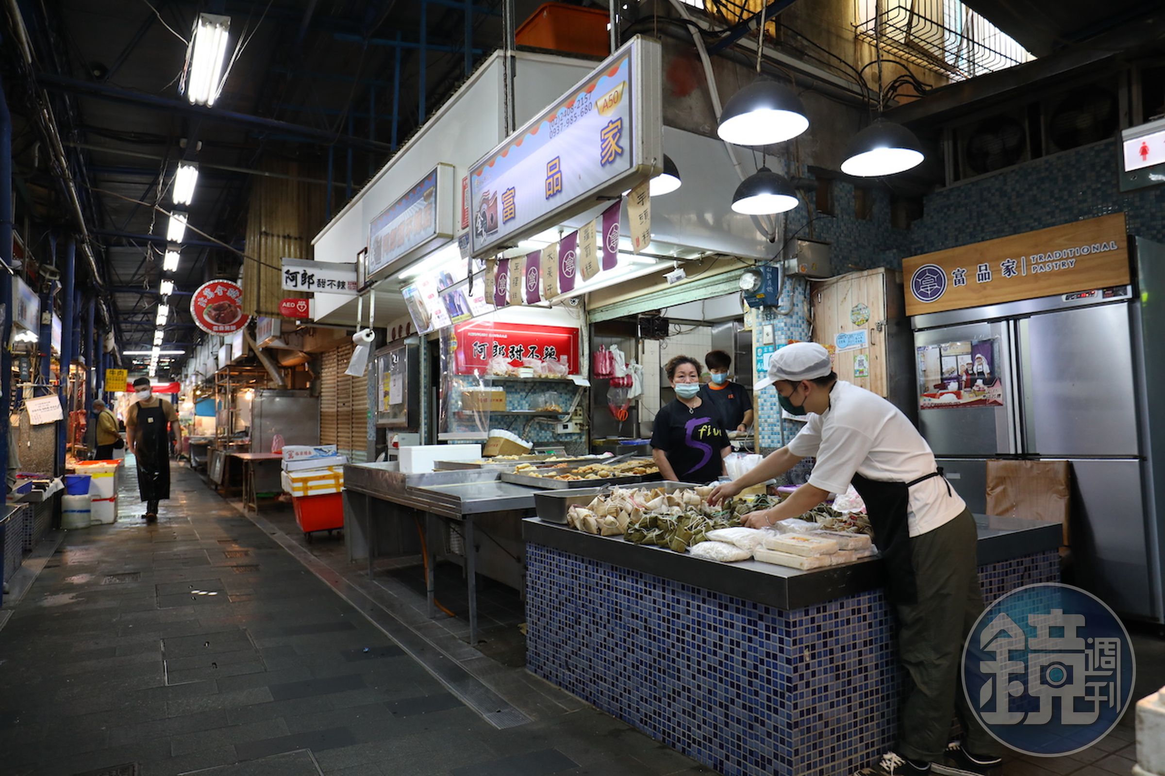 位在金山市場的「富品家傳統美食」是米食點心的專家。