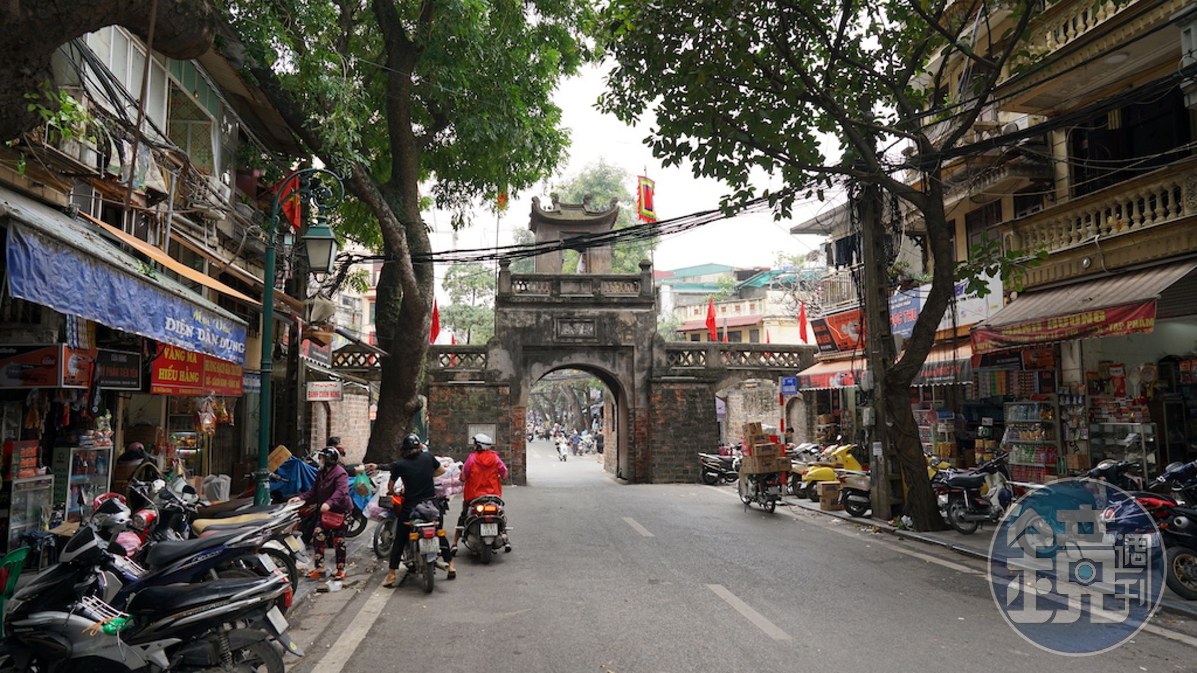 越南河內的老城街景。（公視提供）