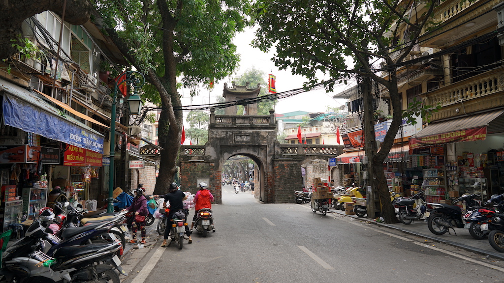 越南河內的老城街景。（公視提供）