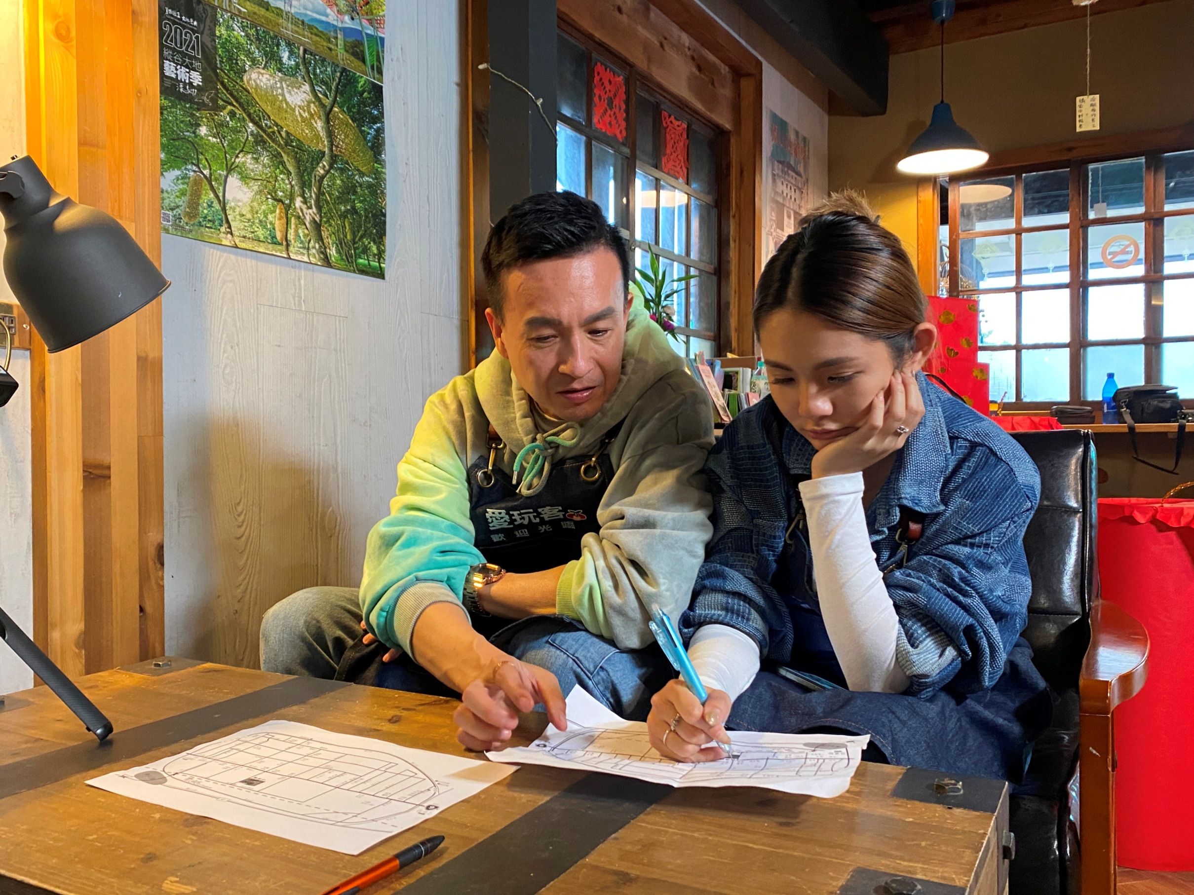 《愛玩客》改版，小鐘與鮪魚當起代理管家。（圖／三立提供）