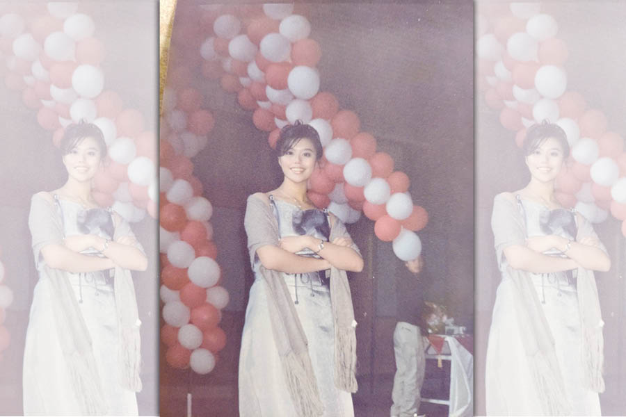 郭怡君畢業於世新大學，在校期間曾任學生會長，十分活躍。（郭怡君提供）