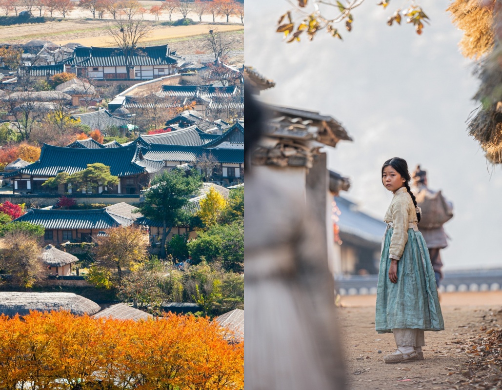 韓國觀光公社將直播「跟著《柏青哥》徜徉在韓國」講座，介紹《Pachinko 柏青哥》拍攝場景。（左韓國觀光公社提供，右Apple TV+提供）