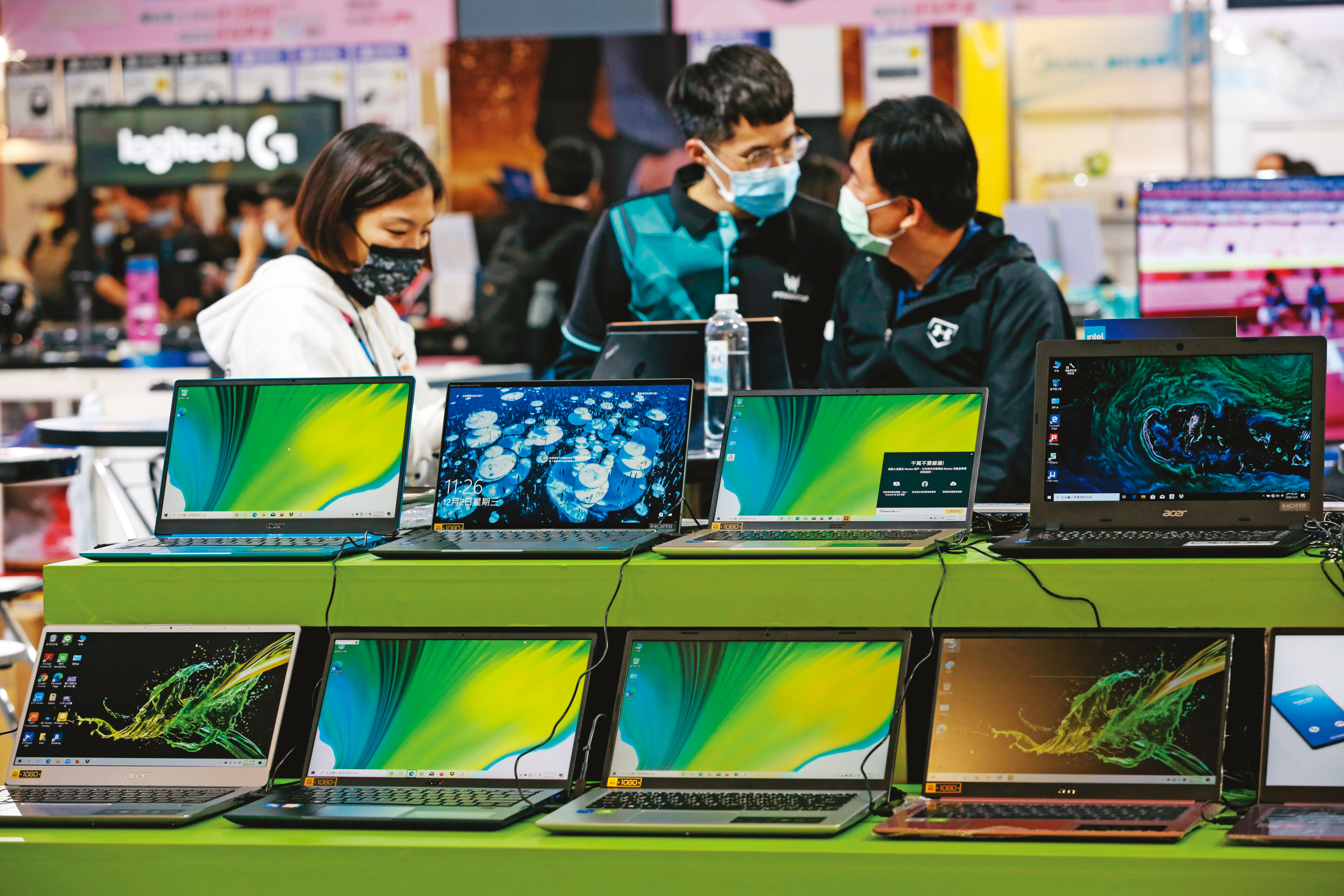 仁寶是全球筆電代工大廠，長年與廣達相互爭奪一哥寶座。
