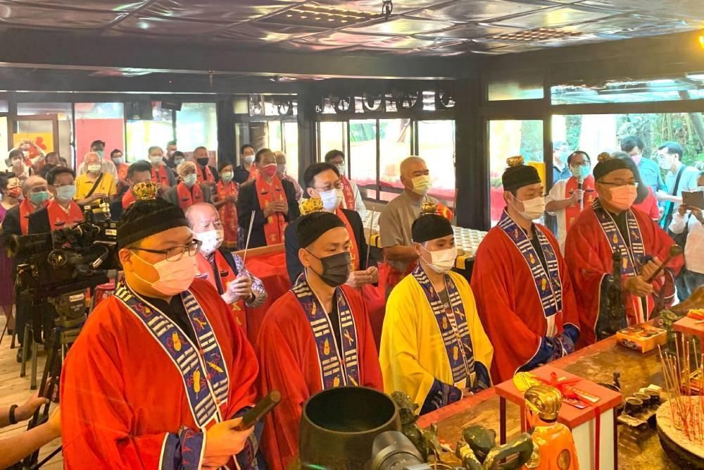 姜太公道場將於端午連假舉辦3場除瘟大法會，祈求疫情退散、出入平安。（姜太公道場提供）