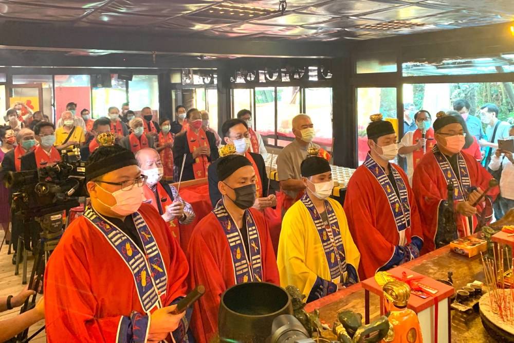 姜太公道場將於端午連假舉辦3場除瘟大法會，祈求疫情退散、出入平安。（姜太公道場提供）