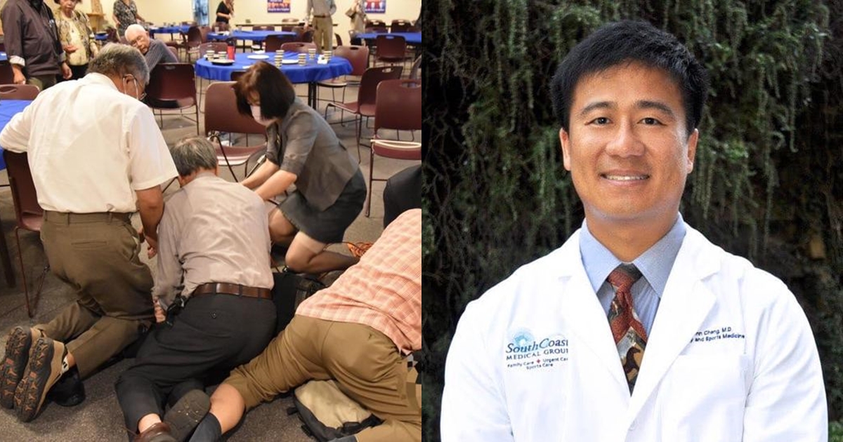 台裔醫師鄭達志挺身試圖阻止凶嫌，卻身中數槍身亡。（翻攝自推特、陳柏惟臉書）