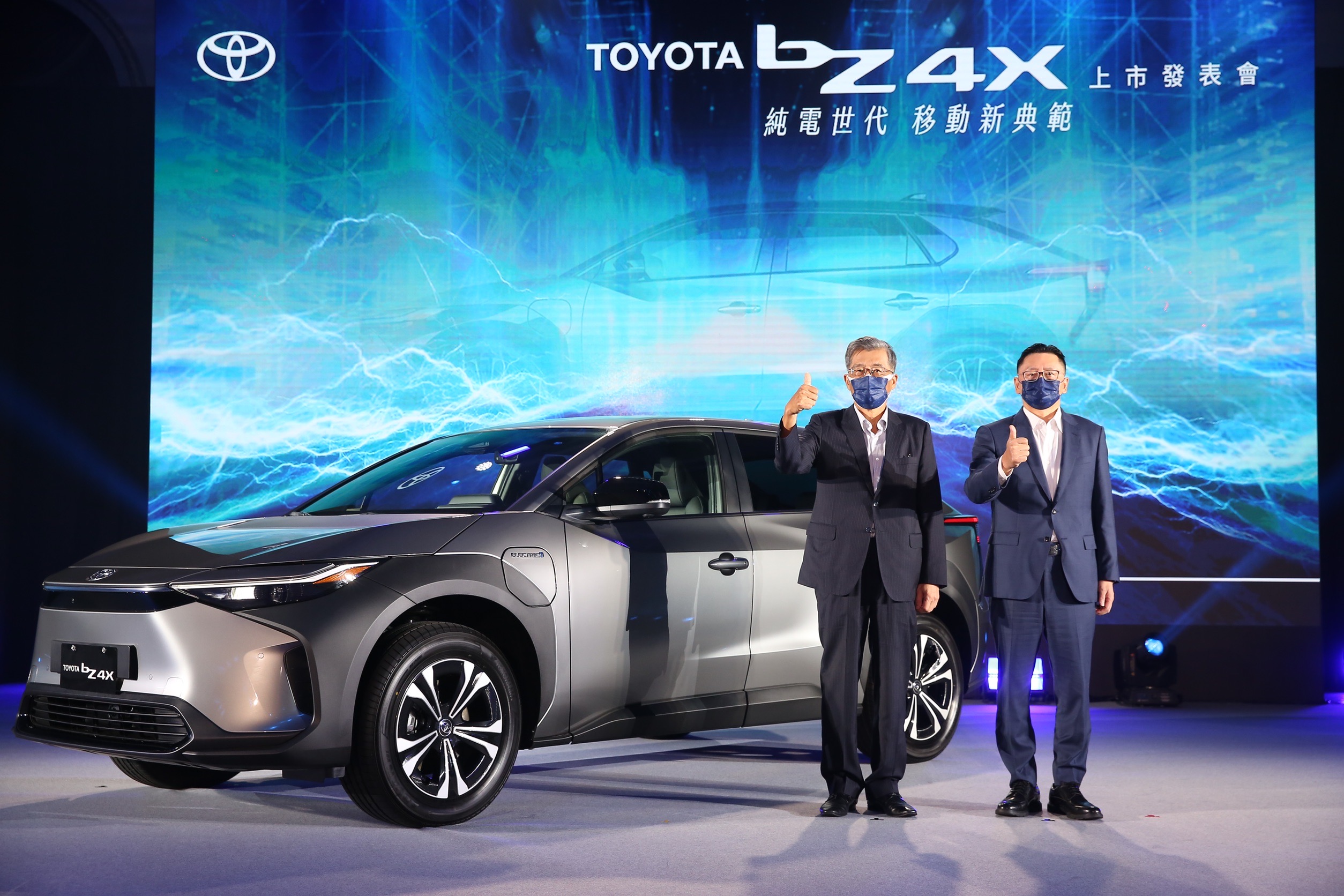 TOYOTA bZ4X正式在台發表。