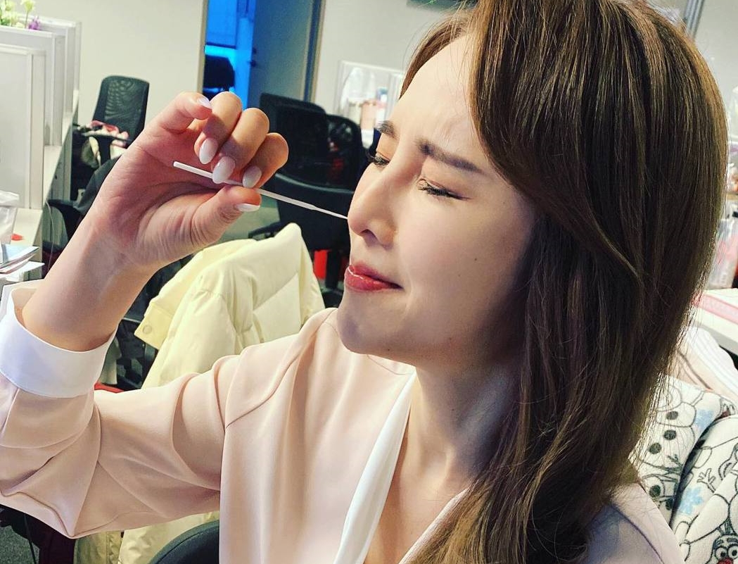 張齡予平時為了工作都會快篩以求慎重。（翻攝自張齡予臉書）