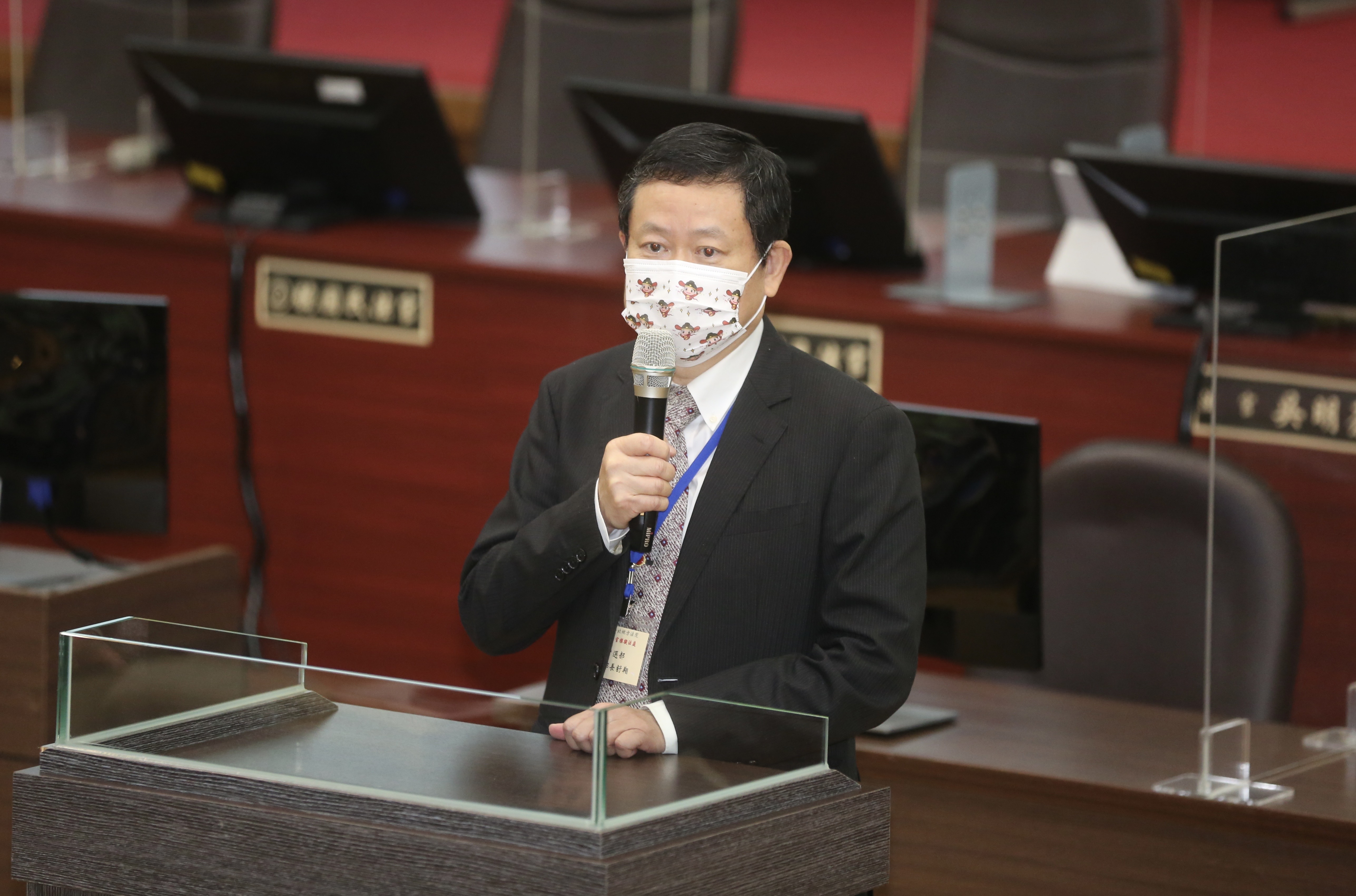 考選部長許舒翔博士出席台北地院國民法官模擬法庭。