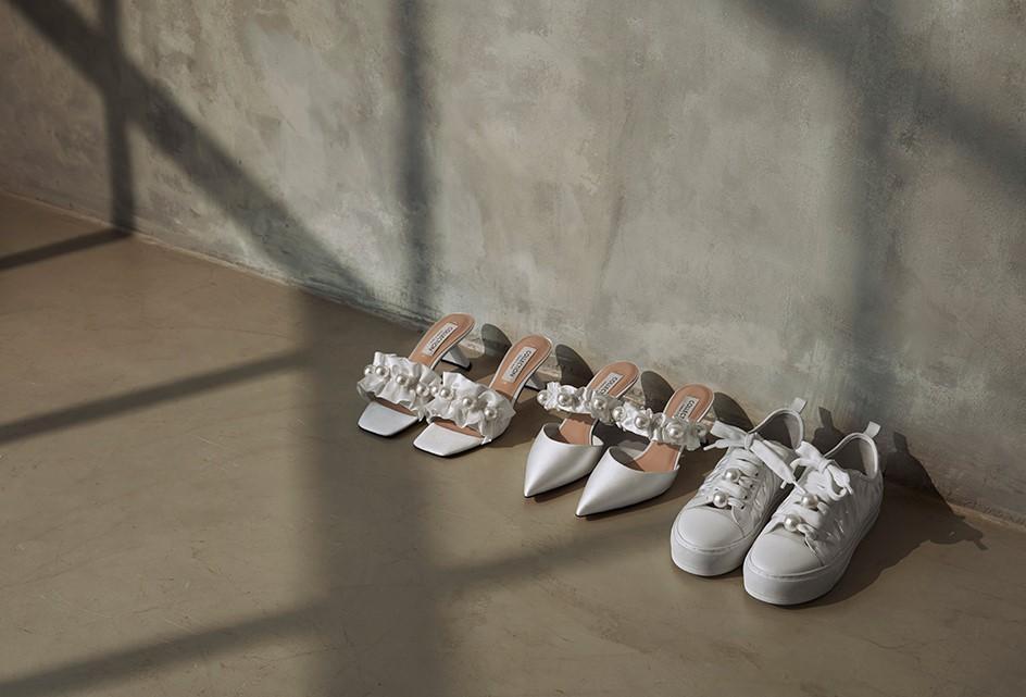 CHARLES & KEITH推出Blythe婚鞋系列。(CHARLES & KEITH提供)