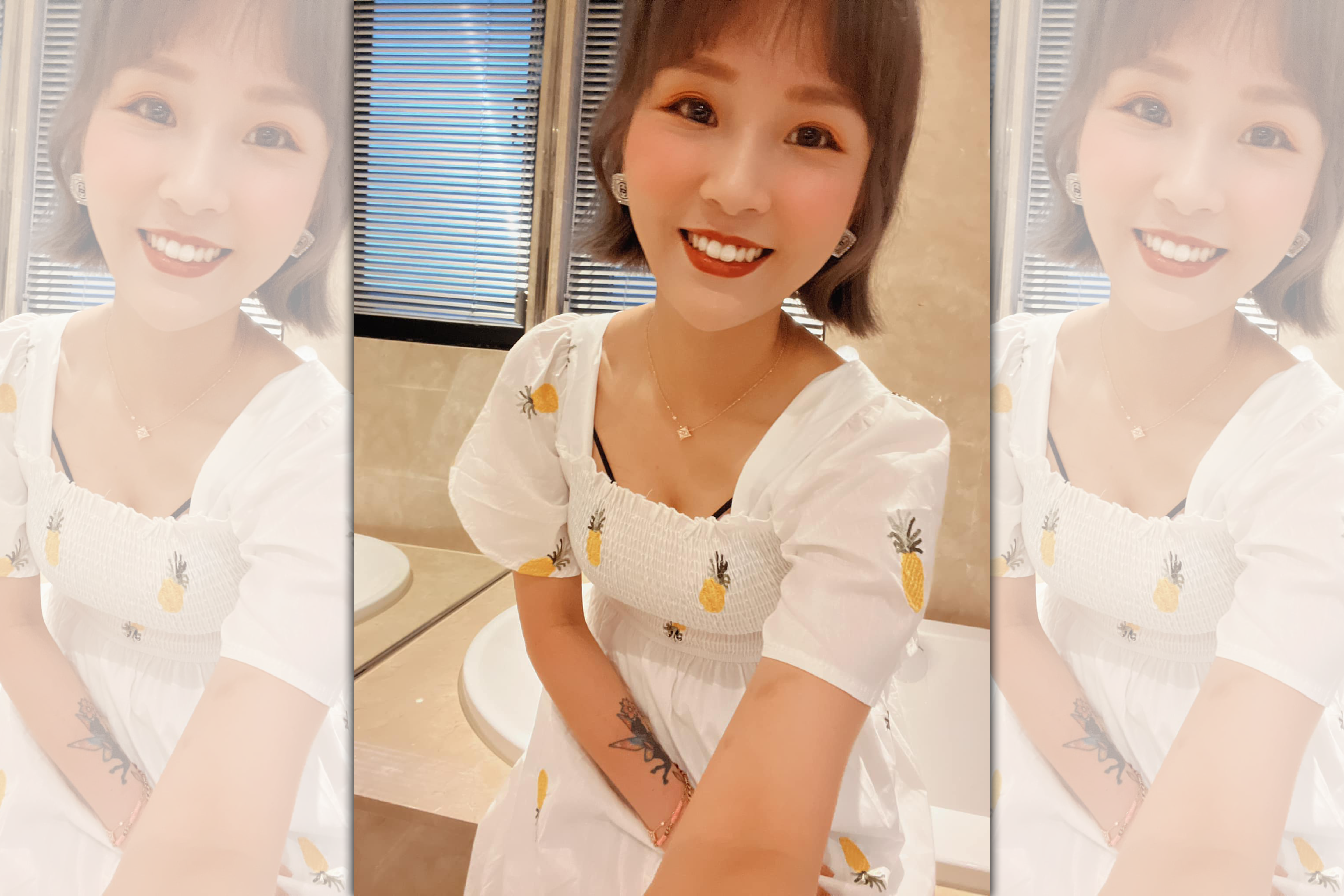 丟丟妹遭指不漂亮，氣得回嗆廖老大。（翻攝自丟丟妹臉書）