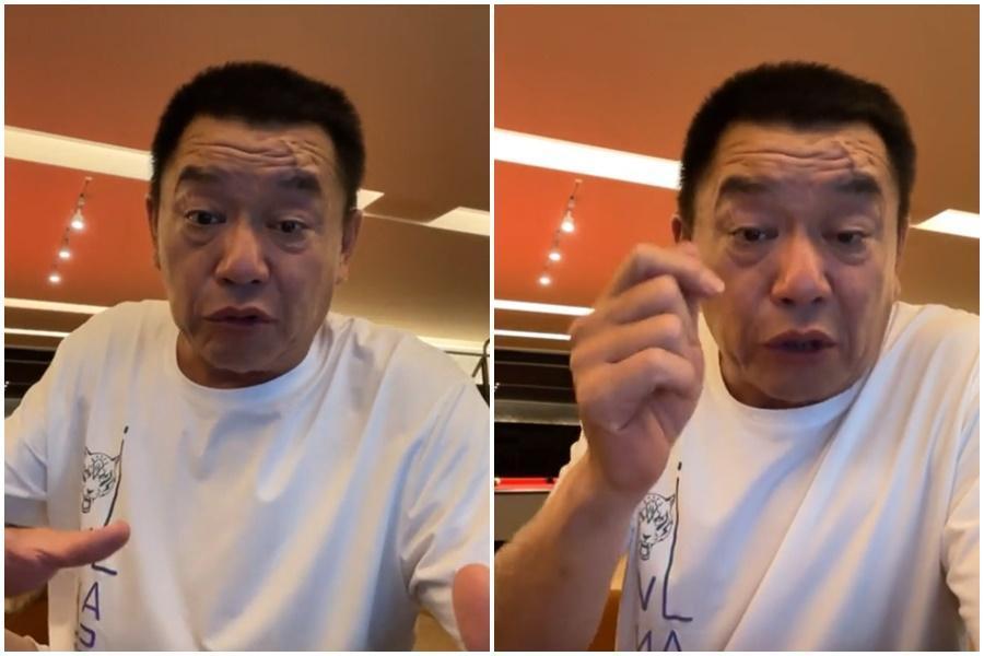 廖老大在臉書粉專發出公告，說明捐血活動取消原因。（翻攝自賽車教父-廖老大臉書）